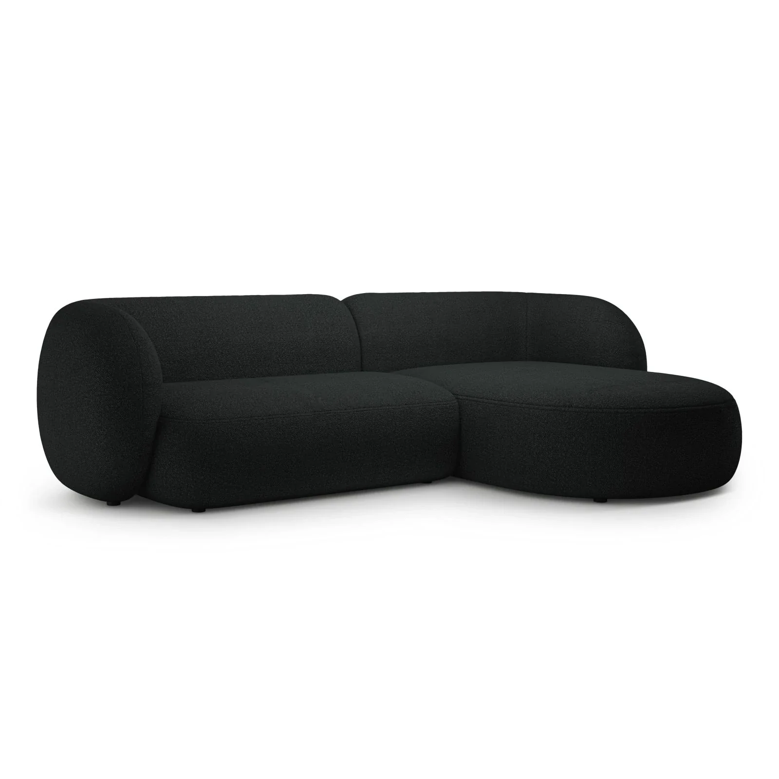 Kate Ecksofa Rechts mit Bezug aus Samt, Strukturstoff oder Boucle, 285x176 cm - Image 22