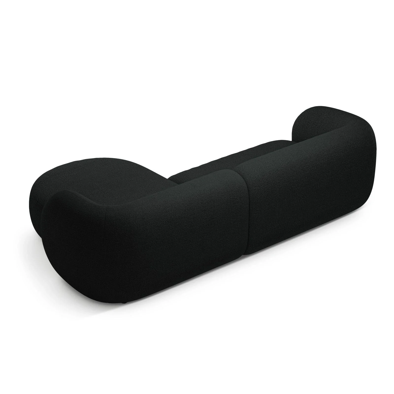 Kate Ecksofa Rechts mit Bezug aus Samt, Strukturstoff oder Boucle, 285x176 cm - Image 23