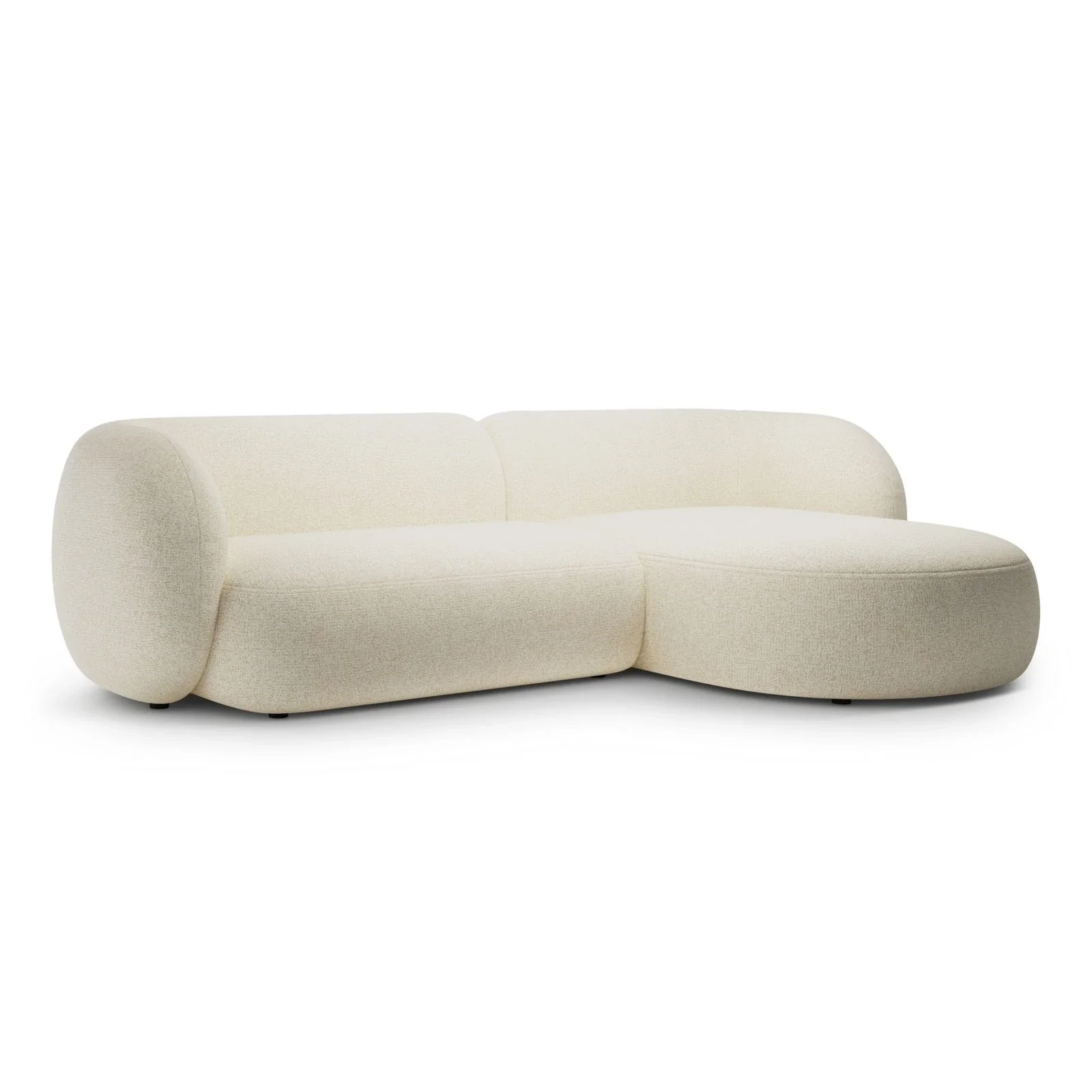 Kate Ecksofa Rechts mit Bezug aus Samt, Strukturstoff oder Boucle, 285x176 cm - Image 30