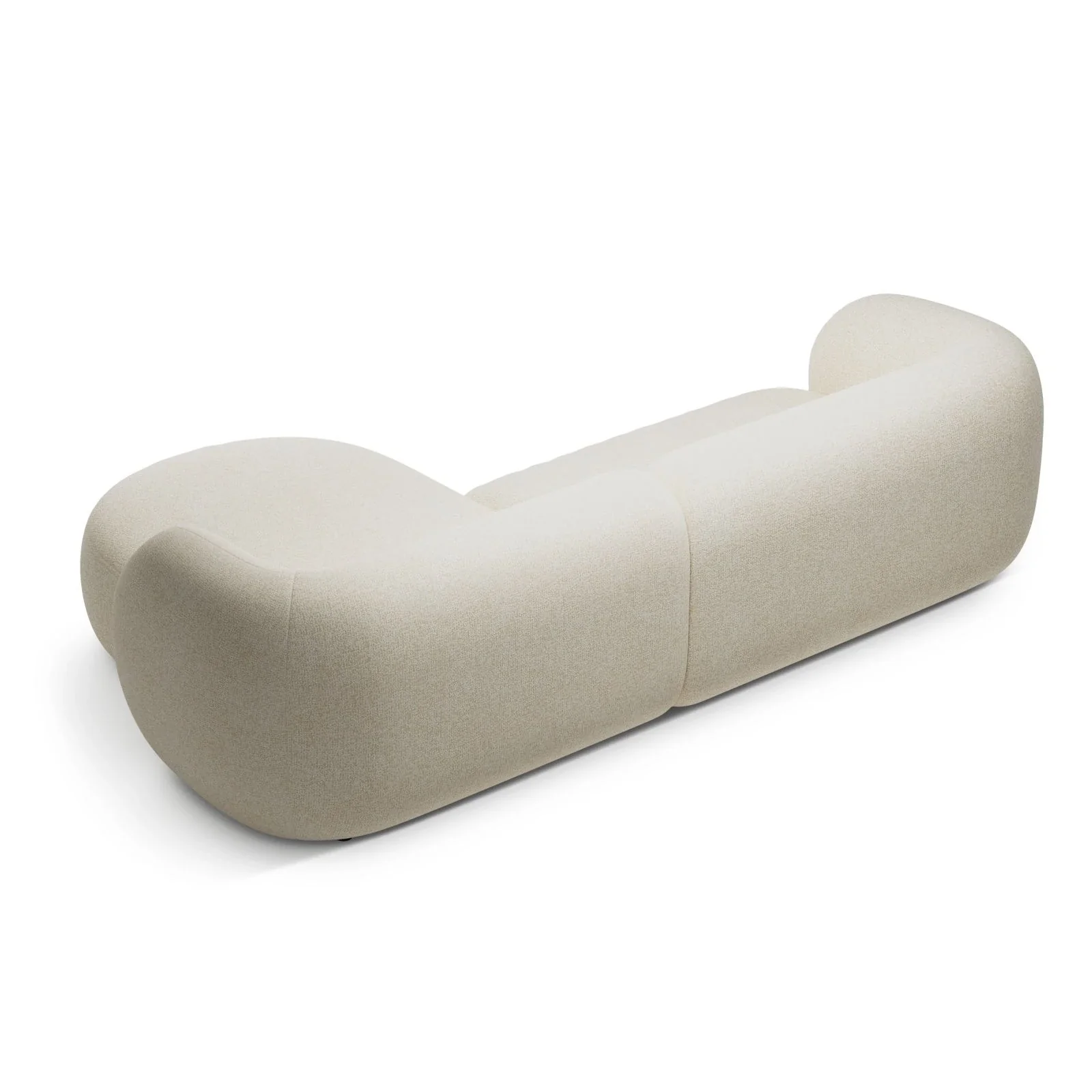 Kate Ecksofa Rechts mit Bezug aus Samt, Strukturstoff oder Boucle, 285x176 cm - Image 31