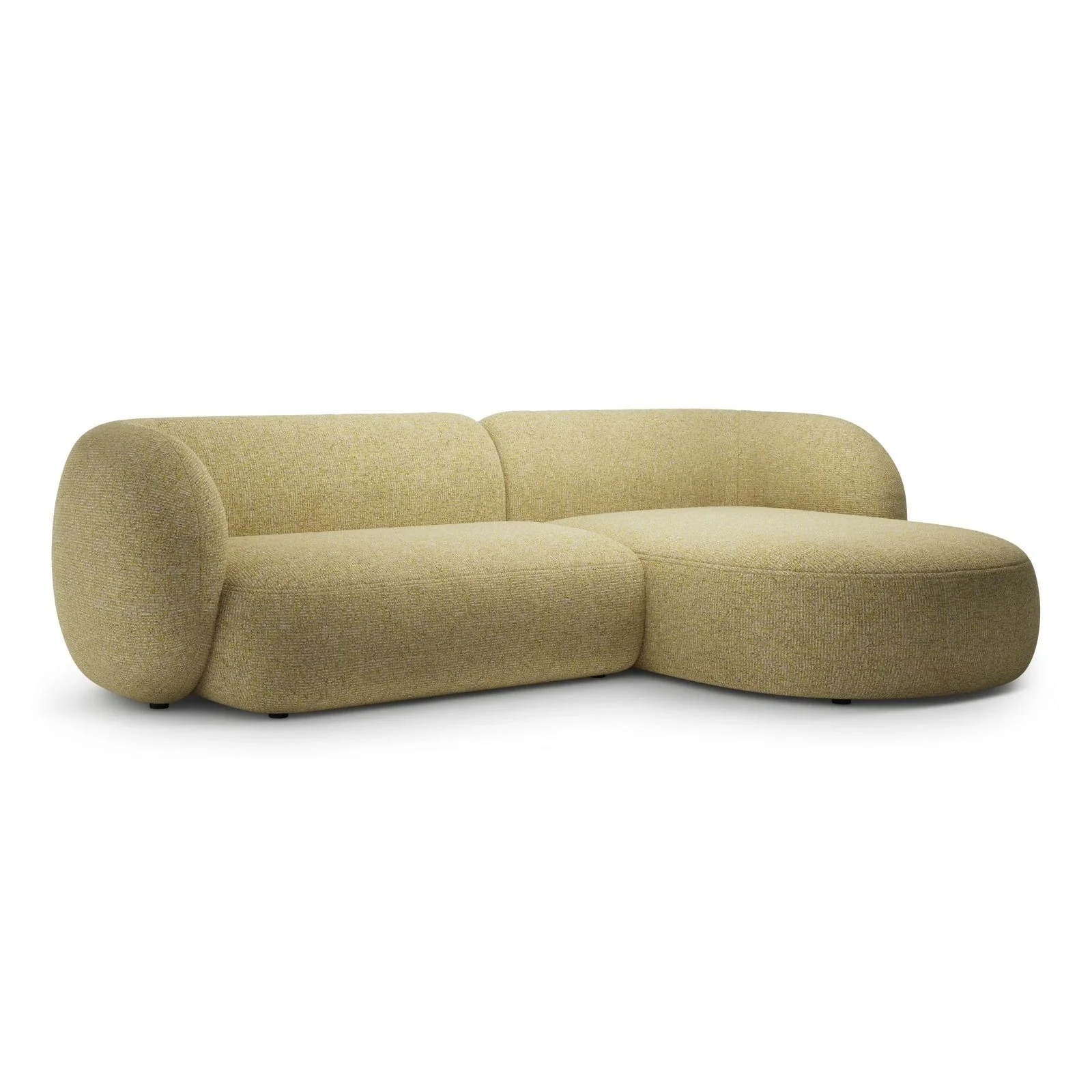 Kate Ecksofa Rechts mit Bezug aus Samt, Strukturstoff oder Boucle, 285x176 cm - Image 38