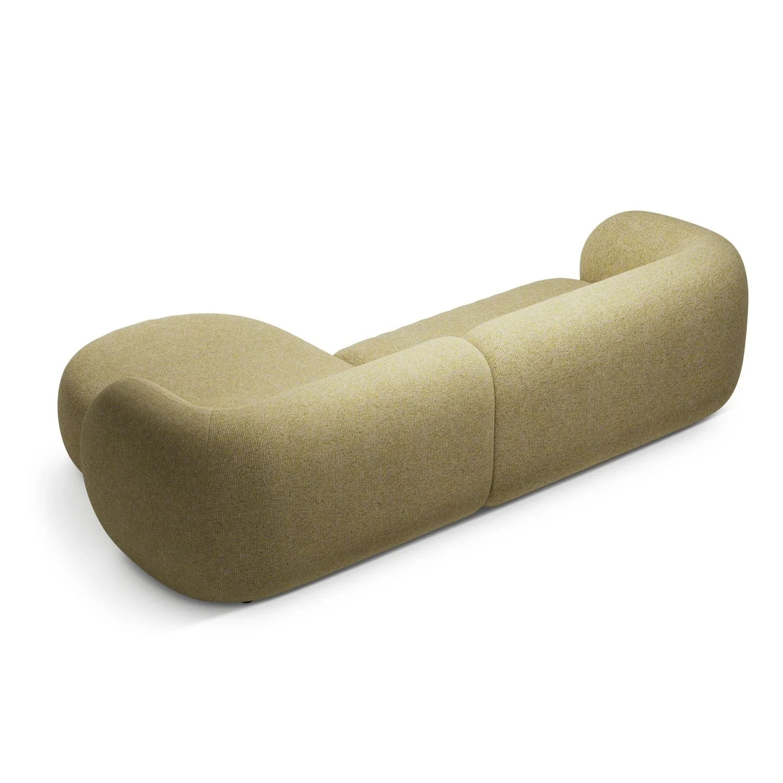Kate Ecksofa Rechts mit Bezug aus Samt, Strukturstoff oder Boucle, 285x176 cm - Image 39