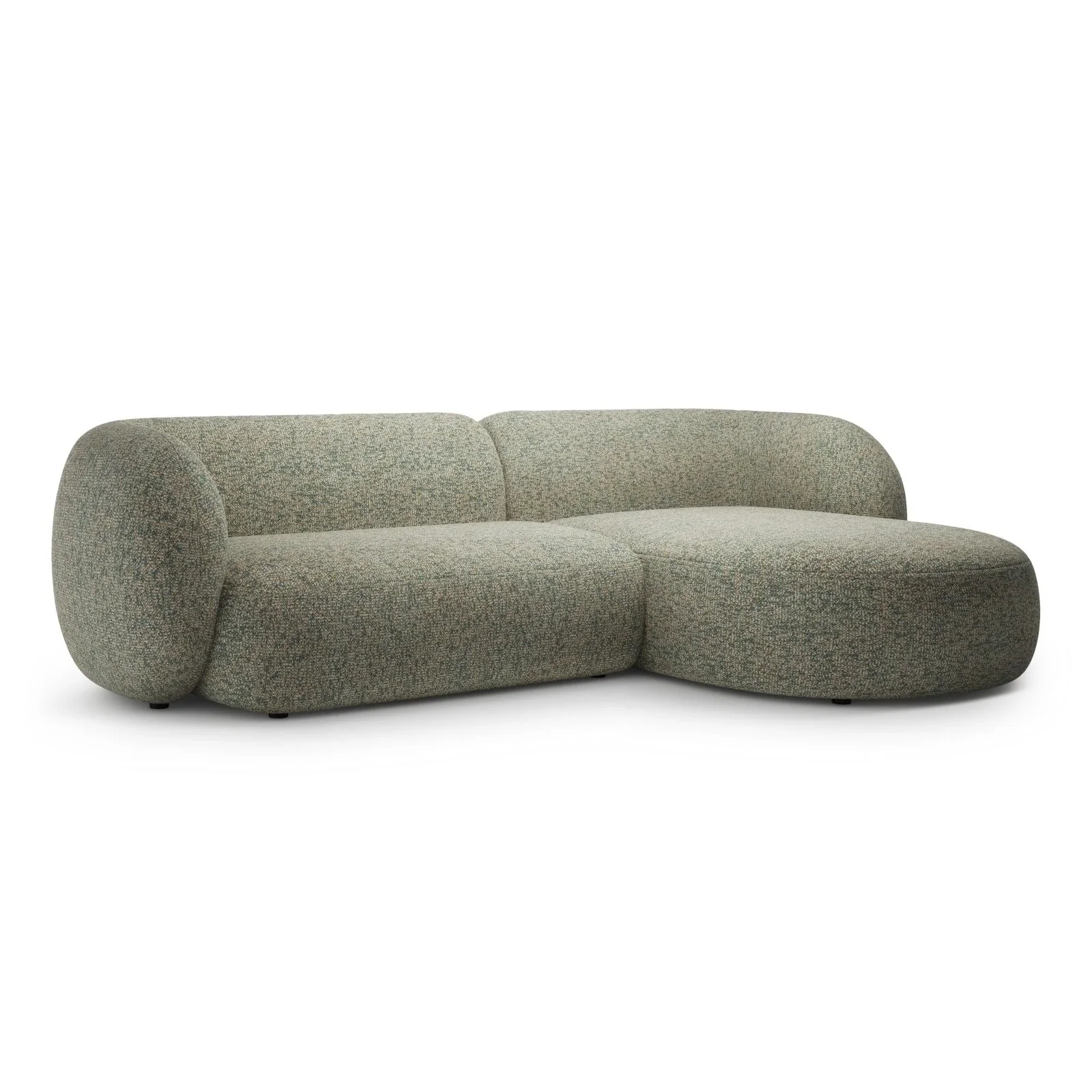 Kate Ecksofa Rechts mit Bezug aus Samt, Strukturstoff oder Boucle, 285x176 cm - Image 42
