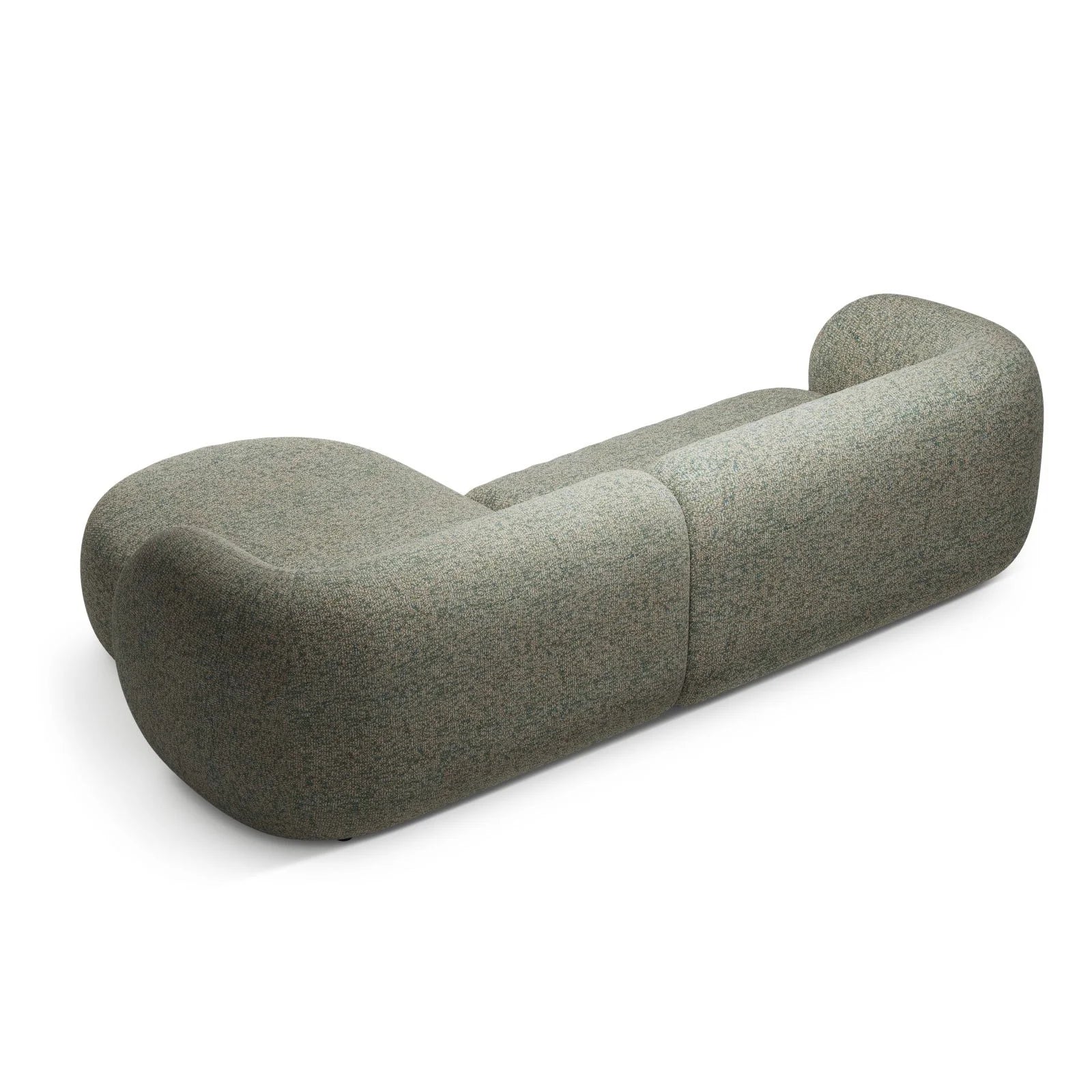Kate Ecksofa Rechts mit Bezug aus Samt, Strukturstoff oder Boucle, 285x176 cm - Image 43