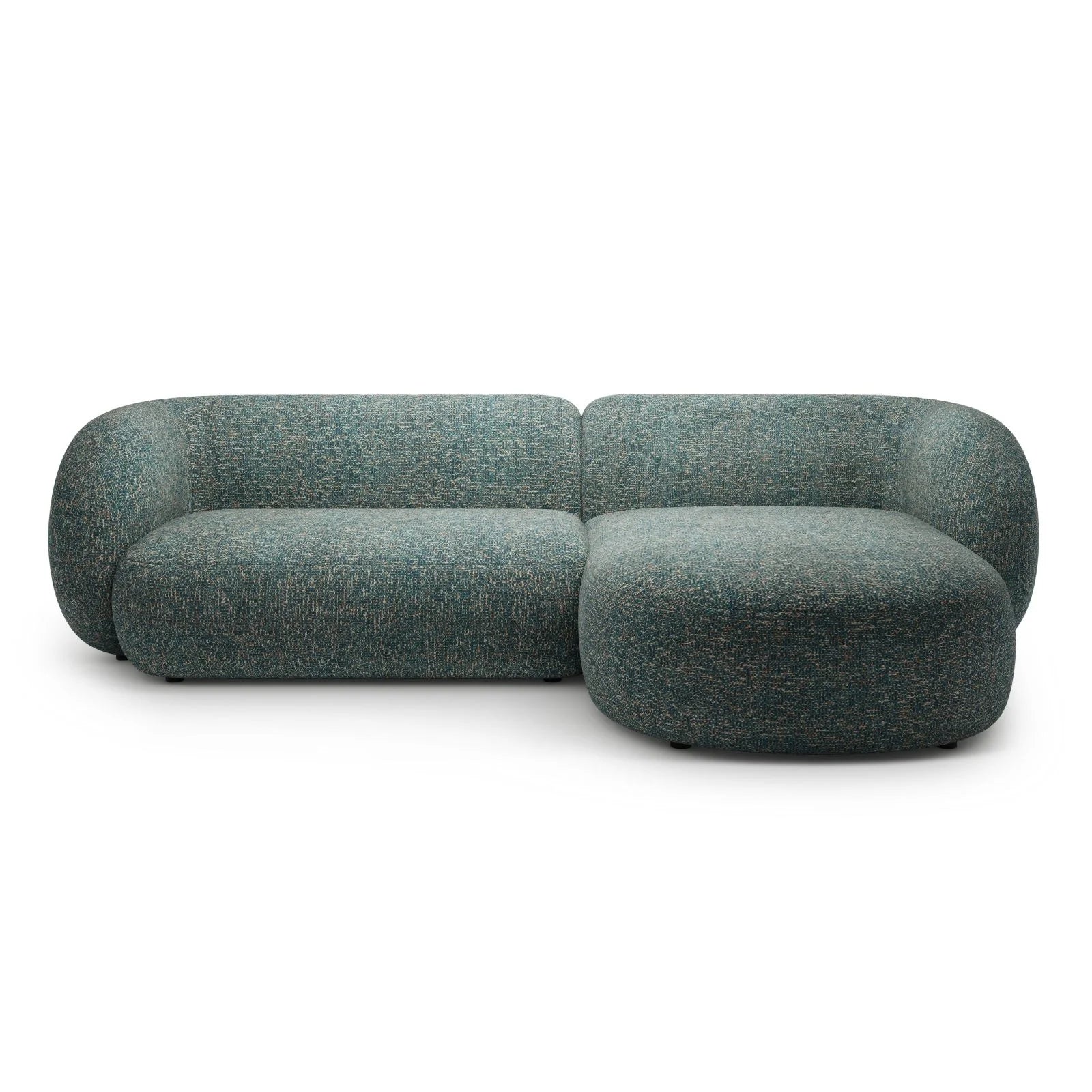 Kate Ecksofa Rechts mit Bezug aus Samt, Strukturstoff oder Boucle, 285x176 cm - Image 45
