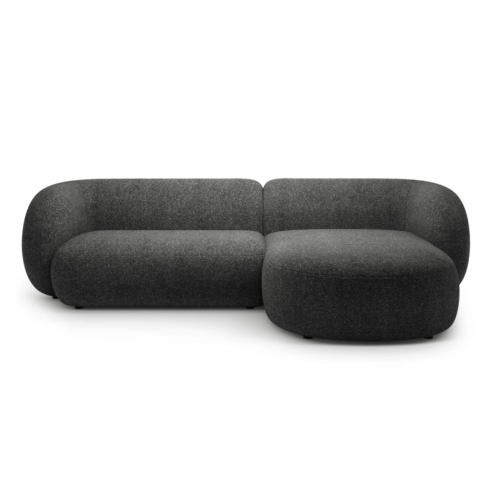 Kate Ecksofa Rechts mit Bezug aus Samt, Strukturstoff oder Boucle, 285x176 cm - Image 49