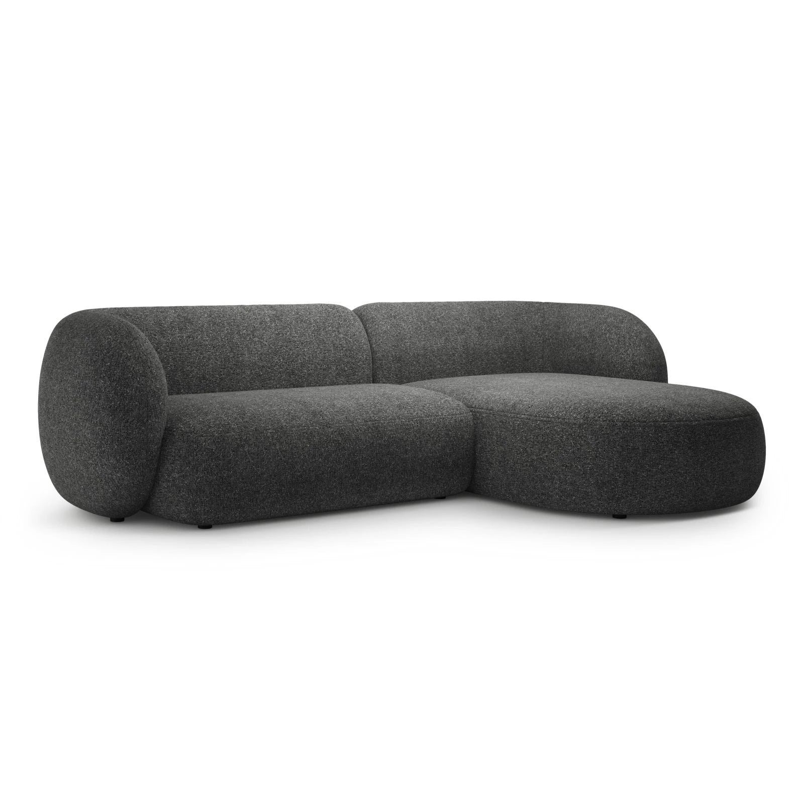 Kate Ecksofa Rechts mit Bezug aus Samt, Strukturstoff oder Boucle, 285x176 cm - Image 50