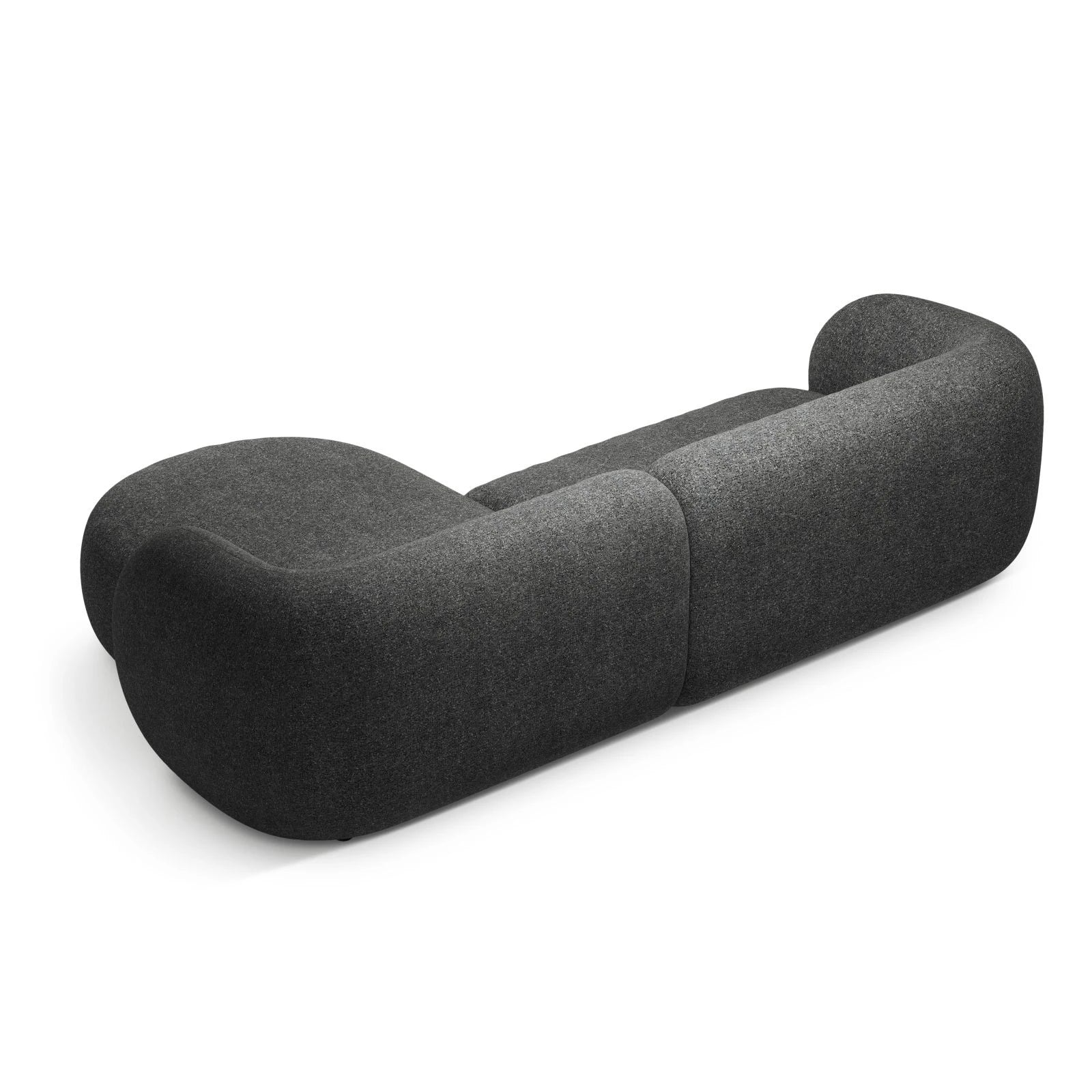 Kate Ecksofa Rechts mit Bezug aus Samt, Strukturstoff oder Boucle, 285x176 cm - Image 51