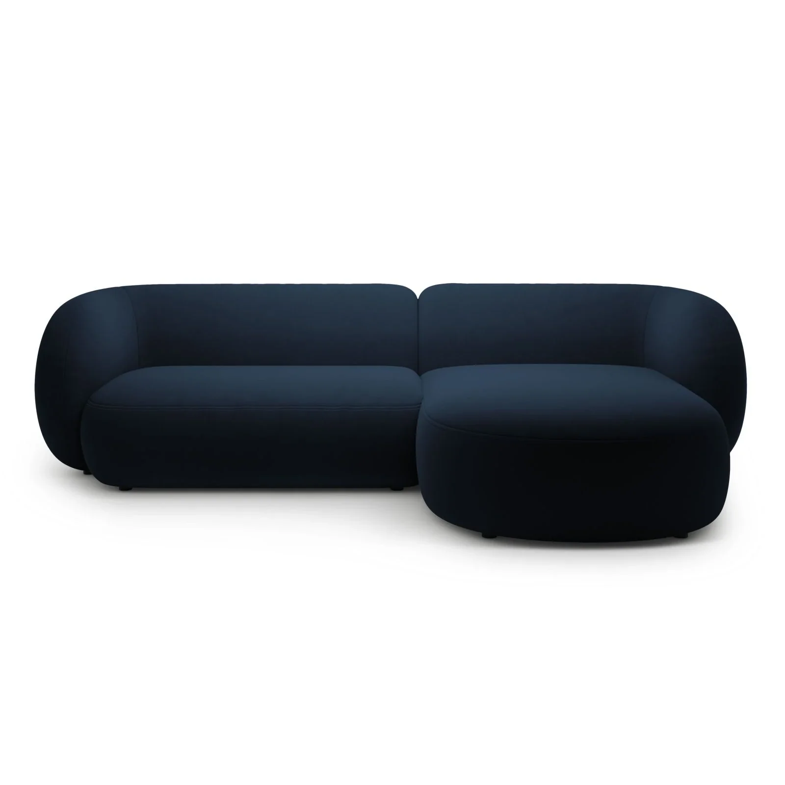 Kate Ecksofa Rechts mit Bezug aus Samt, Strukturstoff oder Boucle, 285x176 cm - Image 57