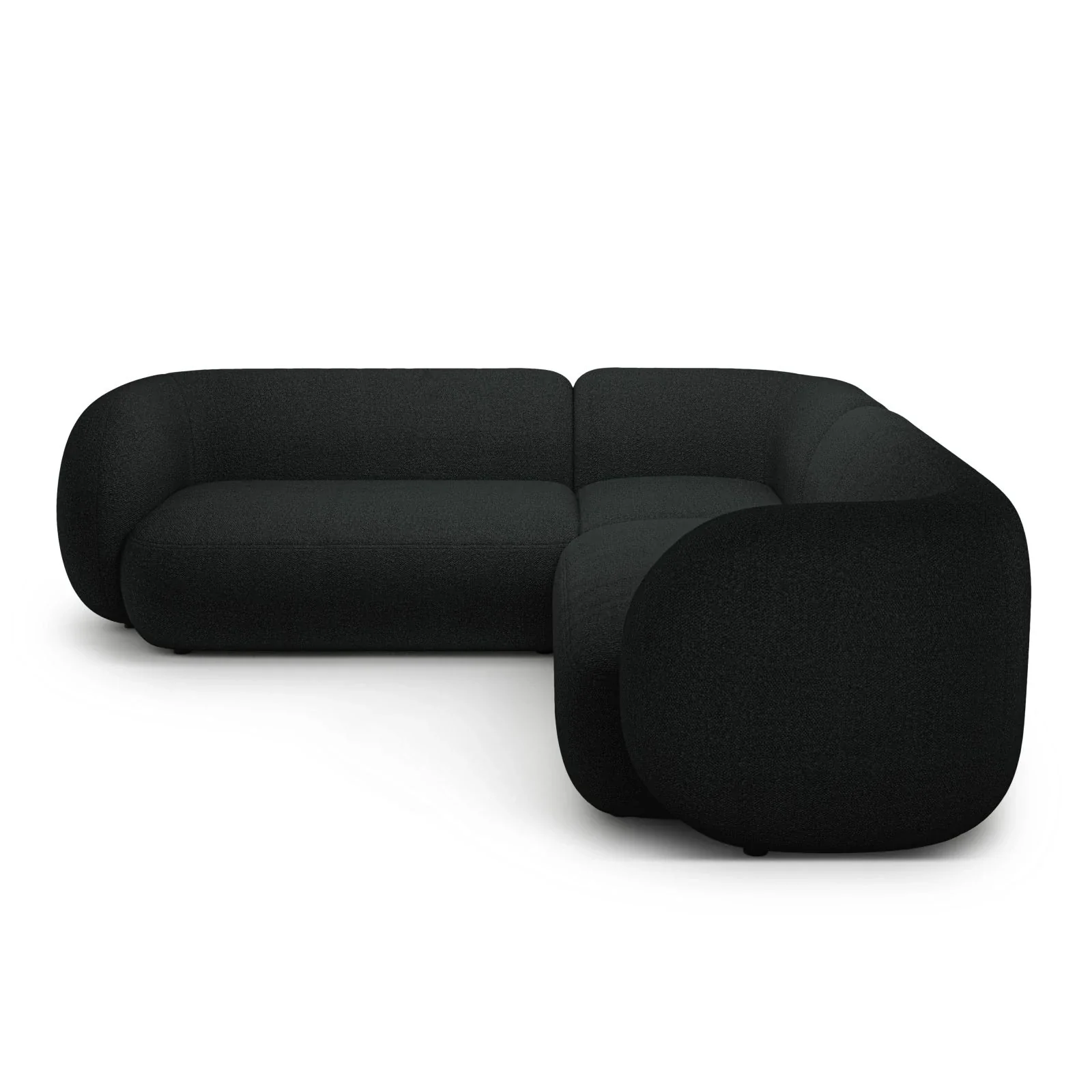 Kate Ecksofa symmetrisch aus Samt, Strukturstoff oder Boucle, 252x252 cm - Image 22