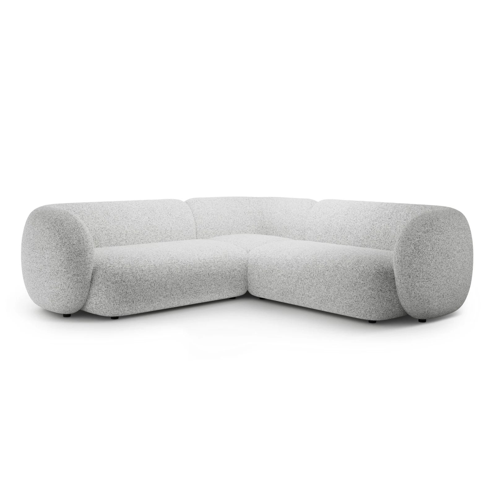 Kate Ecksofa symmetrisch aus Samt, Strukturstoff oder Boucle, 252x252 cm - Image 33
