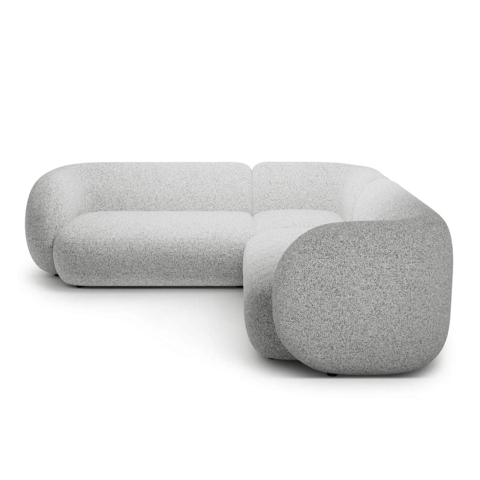 Kate Ecksofa symmetrisch aus Samt, Strukturstoff oder Boucle, 252x252 cm - Image 34