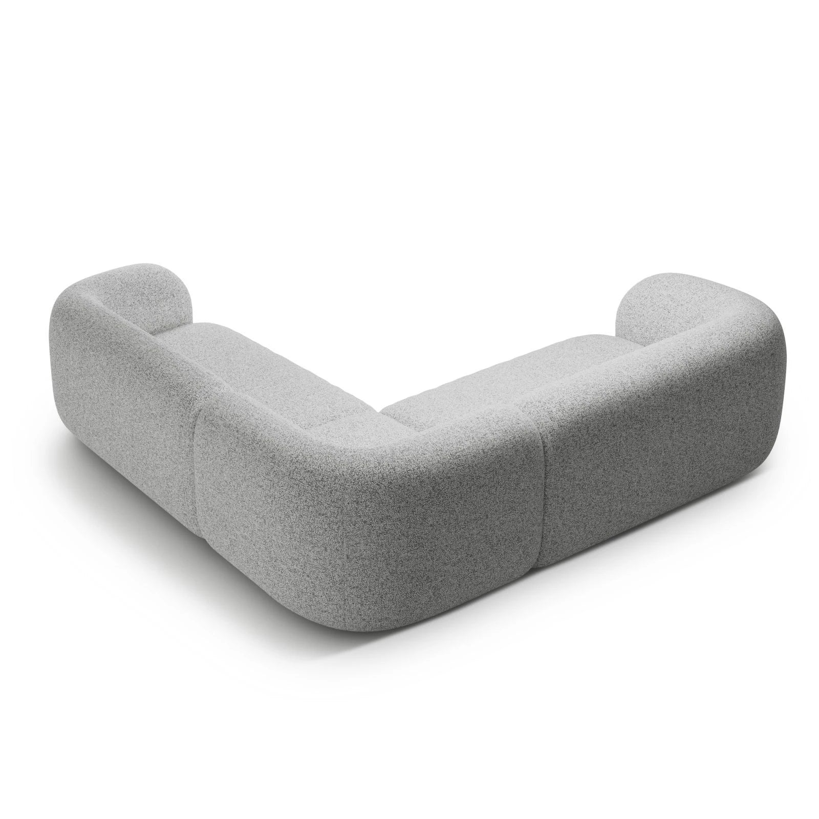 Kate Ecksofa symmetrisch aus Samt, Strukturstoff oder Boucle, 252x252 cm - Image 35