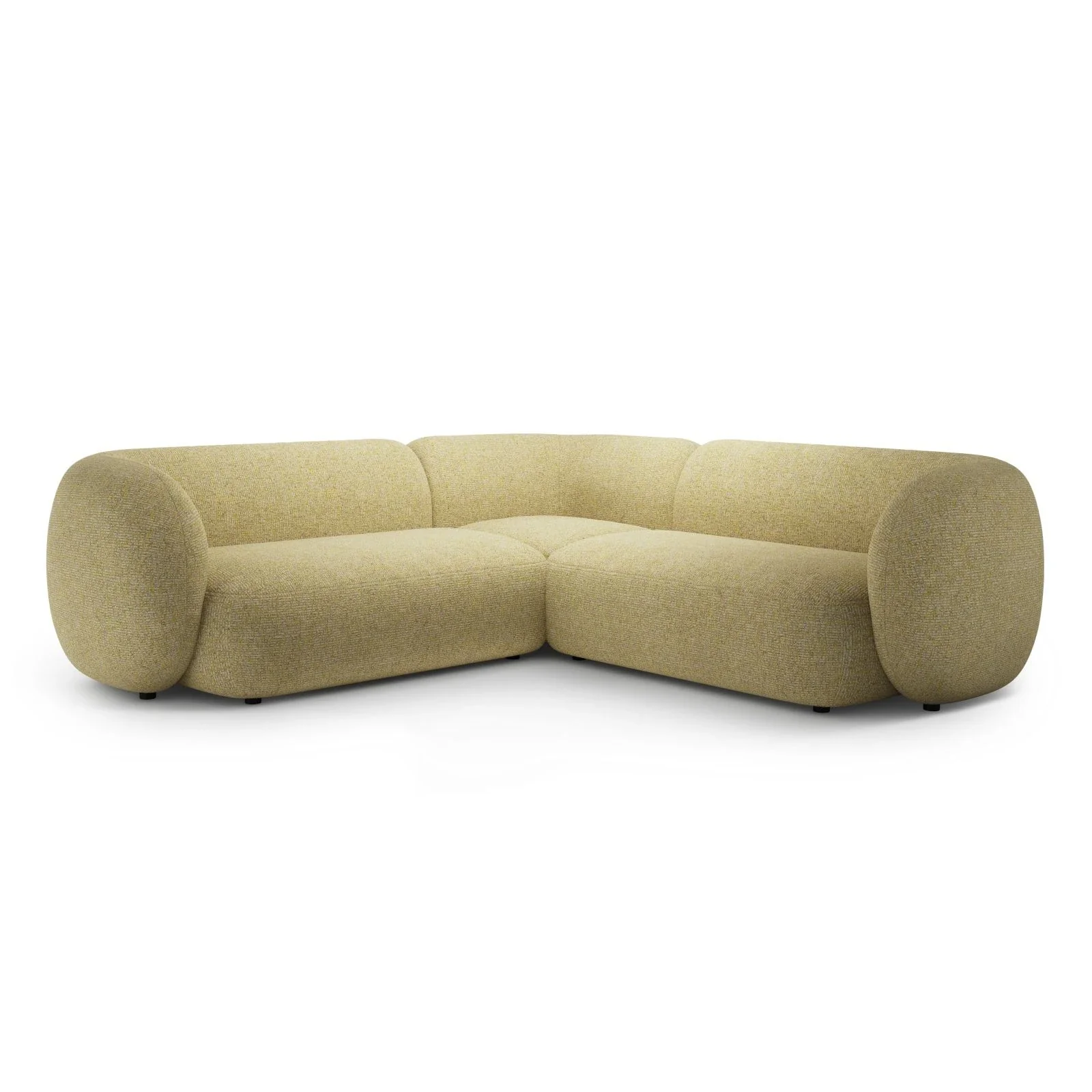 Kate Ecksofa symmetrisch aus Samt, Strukturstoff oder Boucle, 252x252 cm - Image 37