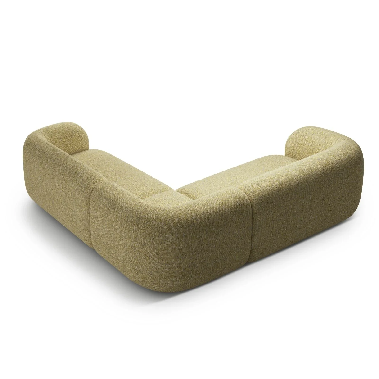 Kate Ecksofa symmetrisch aus Samt, Strukturstoff oder Boucle, 252x252 cm - Image 40