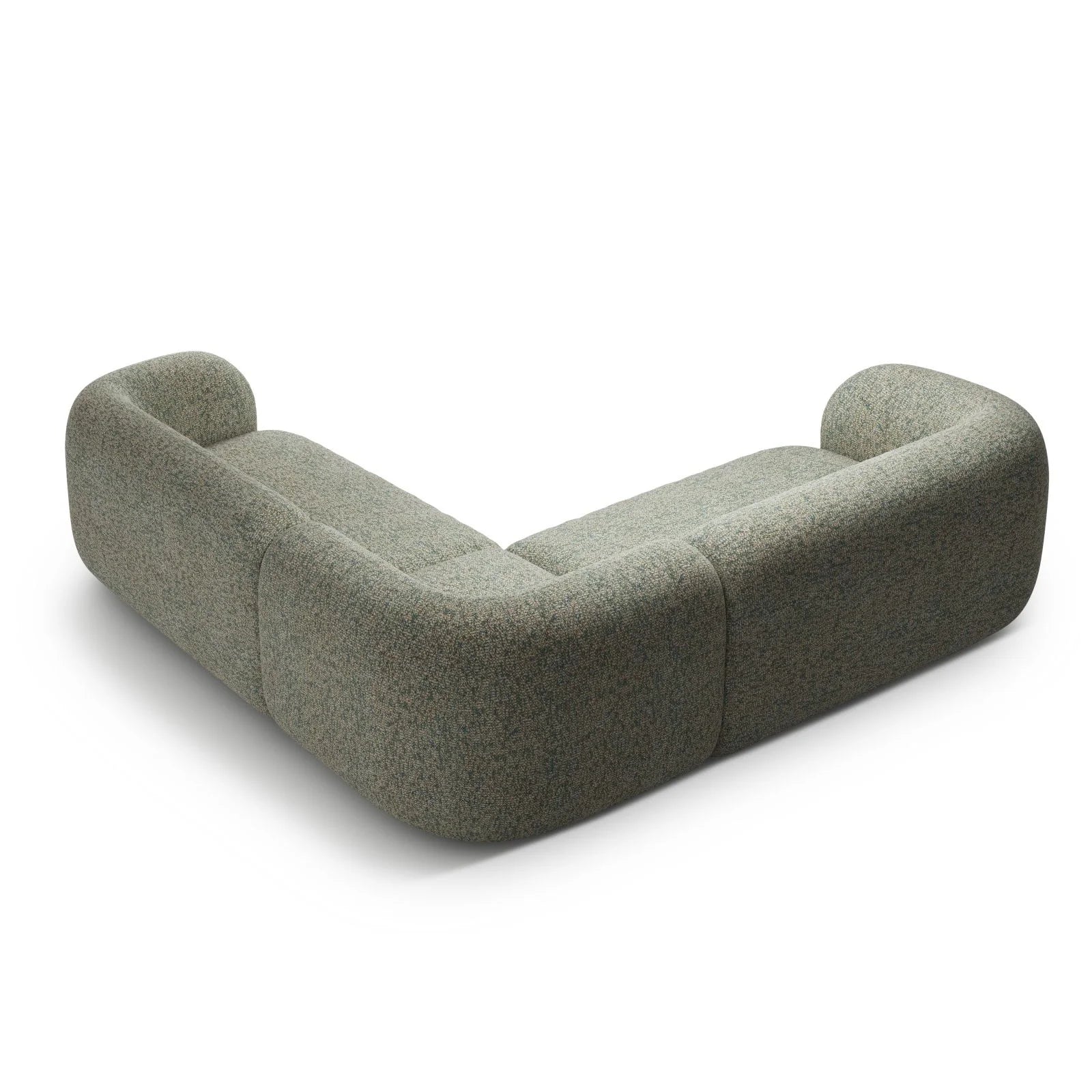 Kate Ecksofa symmetrisch aus Samt, Strukturstoff oder Boucle, 252x252 cm - Image 44