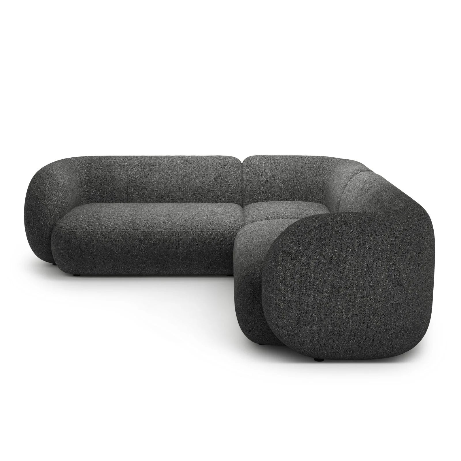 Kate Ecksofa symmetrisch aus Samt, Strukturstoff oder Boucle, 252x252 cm - Image 51