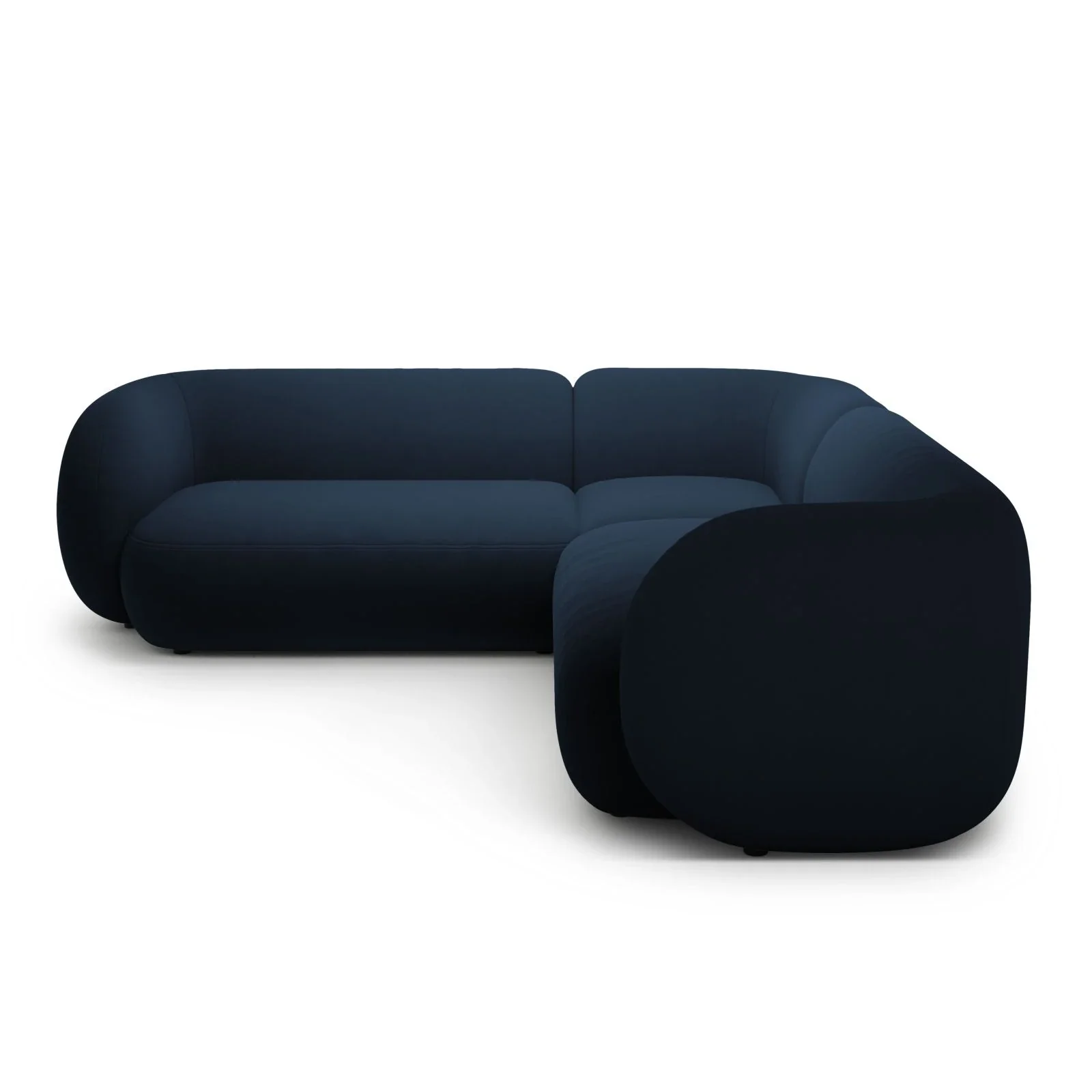 Kate Ecksofa symmetrisch aus Samt, Strukturstoff oder Boucle, 252x252 cm - Image 59