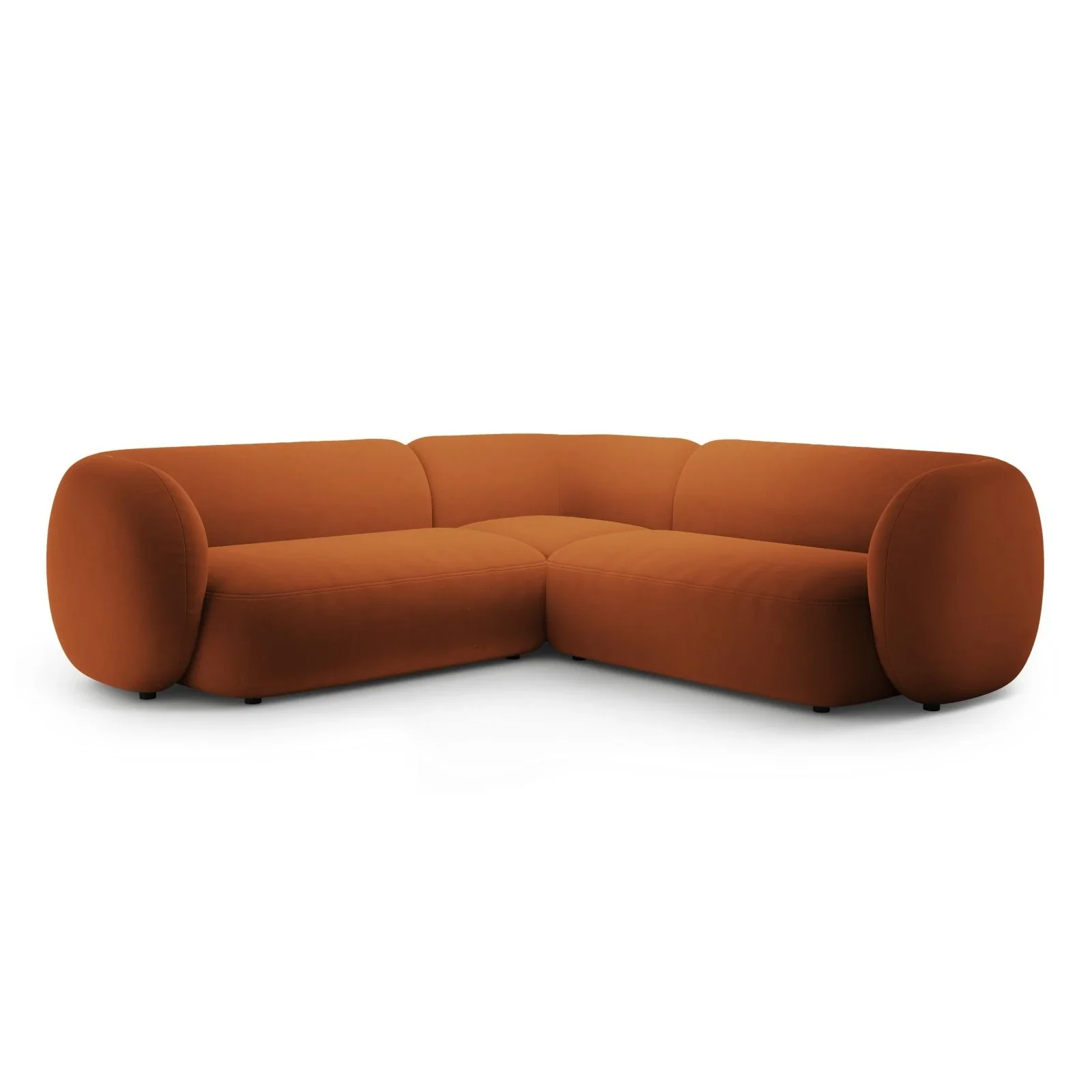 Kate Ecksofa symmetrisch aus Samt, Strukturstoff oder Boucle, 252x252 cm - Image 70