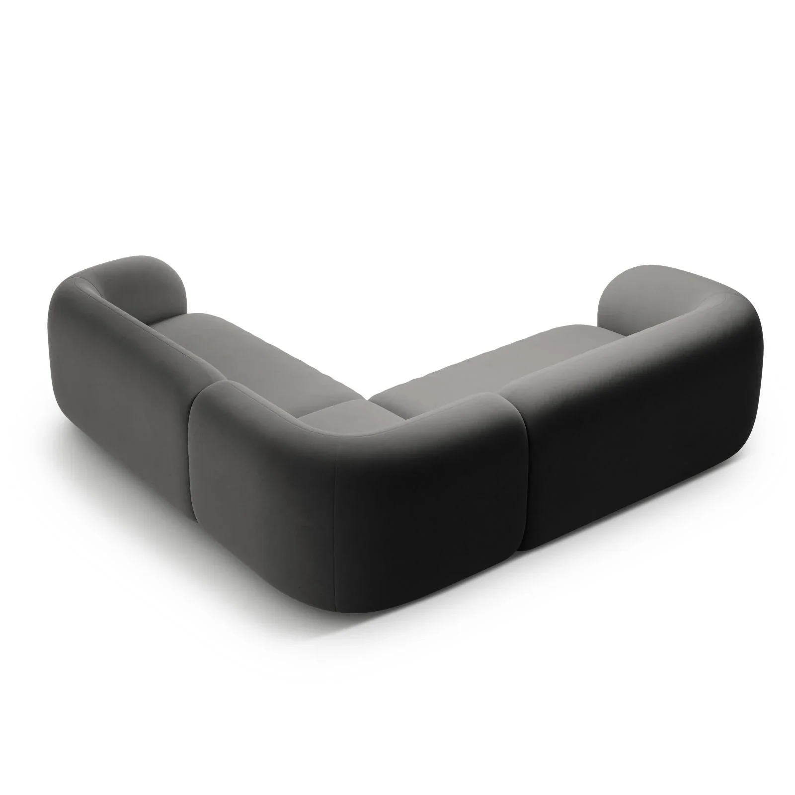 Kate Ecksofa symmetrisch aus Samt, Strukturstoff oder Boucle, 252x252 cm - Image 80