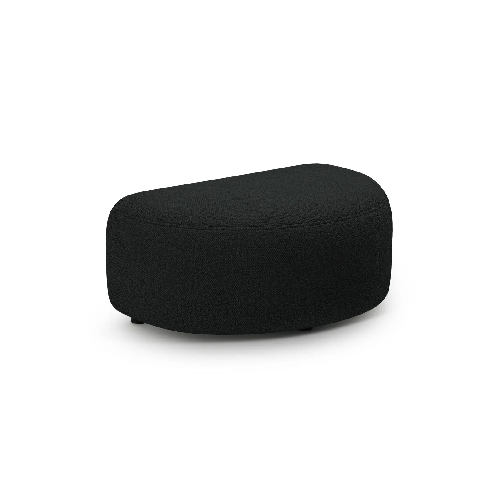Kate Pouf mit Bezug aus Samt, Strukturstoff oder Boucle, 99x60 cm - Image 16