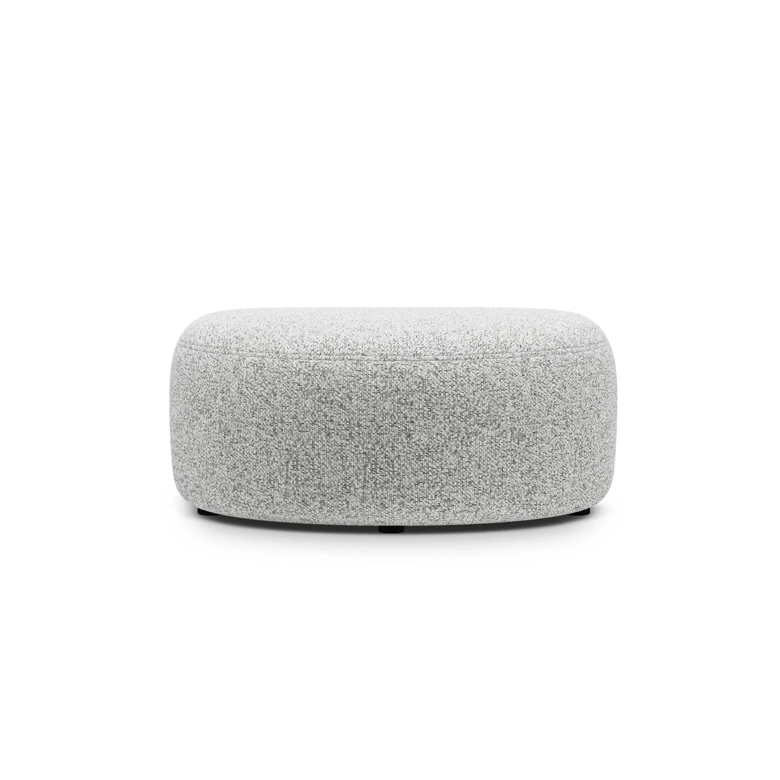 Kate Pouf mit Bezug aus Samt, Strukturstoff oder Boucle, 99x60 cm - Image 26