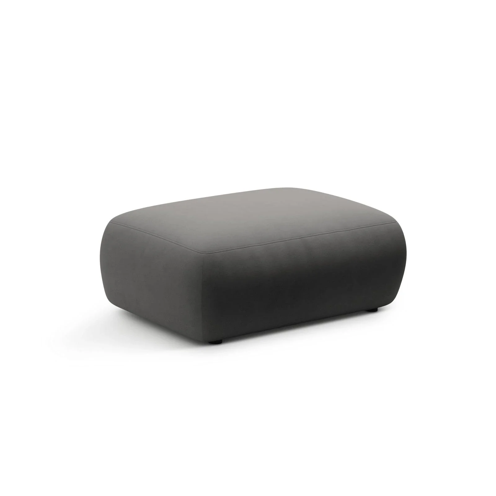 Kate Pouf rechteckig, mit Bezug aus Samt, Strukturstoff oder Boucle, 99x60 cm - Image 59