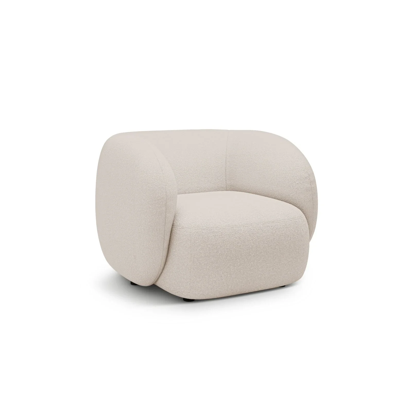 Kate Sessel mit Bezug aus Samt, Strukturstoff oder Boucle, 108x89 cm - Image 6