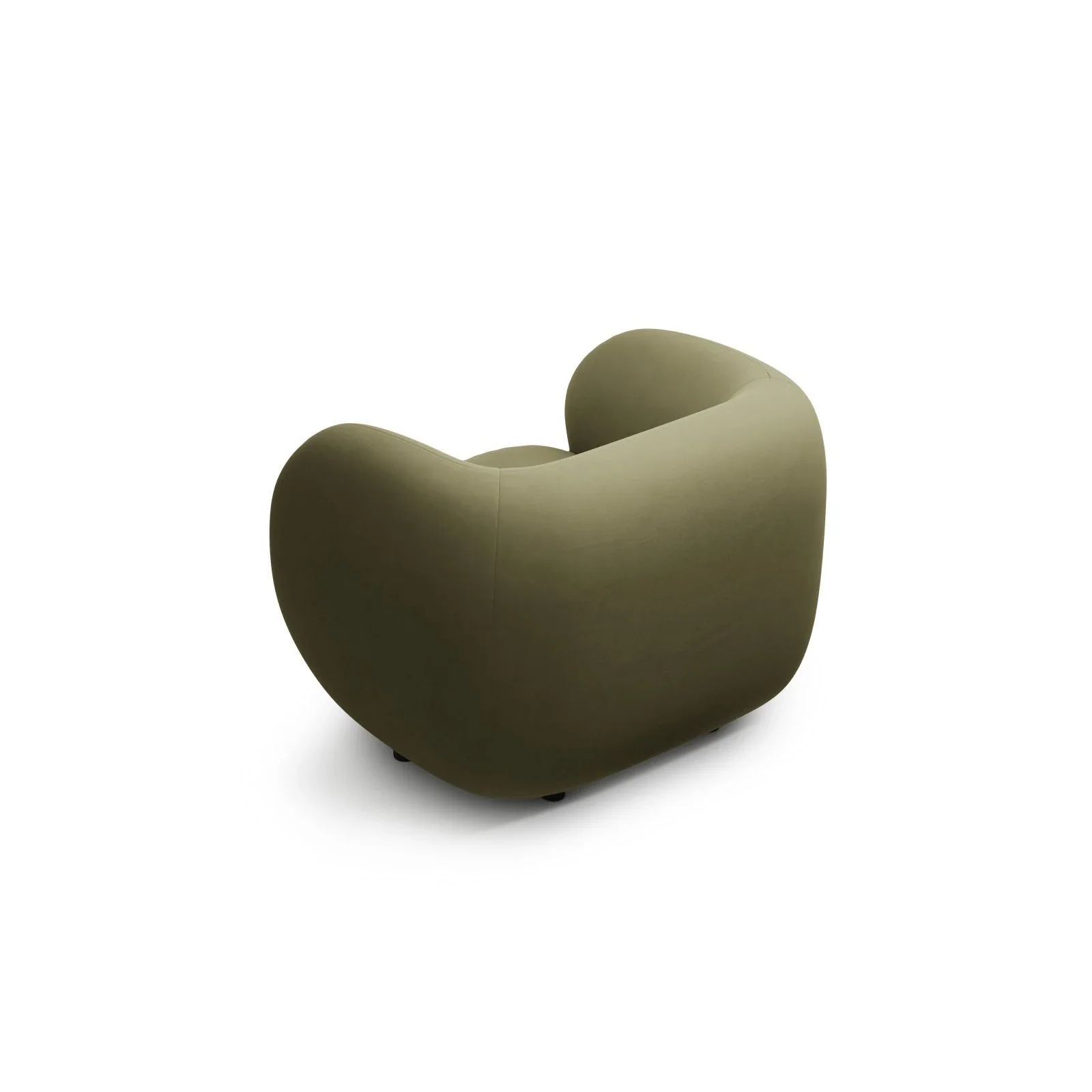 Kate Sessel mit Bezug aus Samt, Strukturstoff oder Boucle, 108x89 cm - Image 63