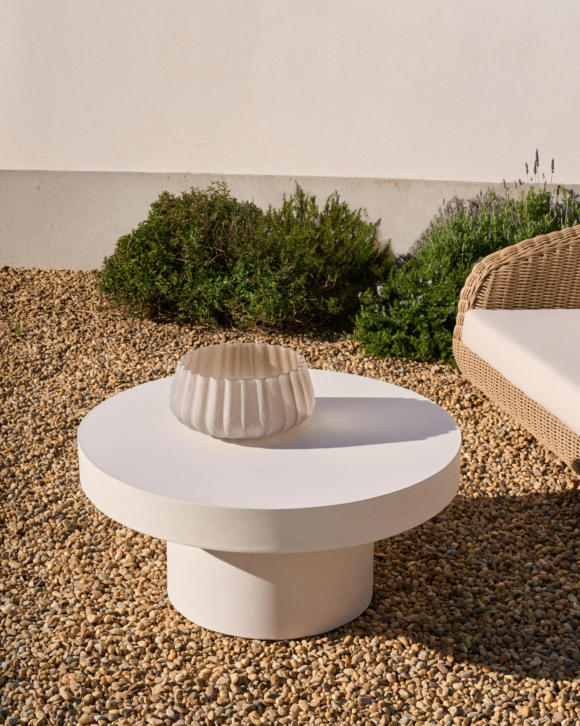 Aiguablava Couchtisch Weiß Ø 90 cm - Image 3