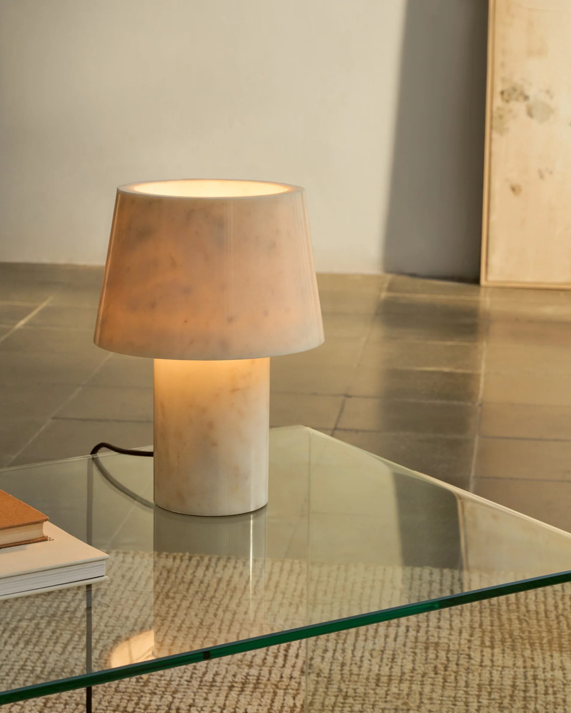 Alaro Tischlampe aus weißem Marmor - Image 2