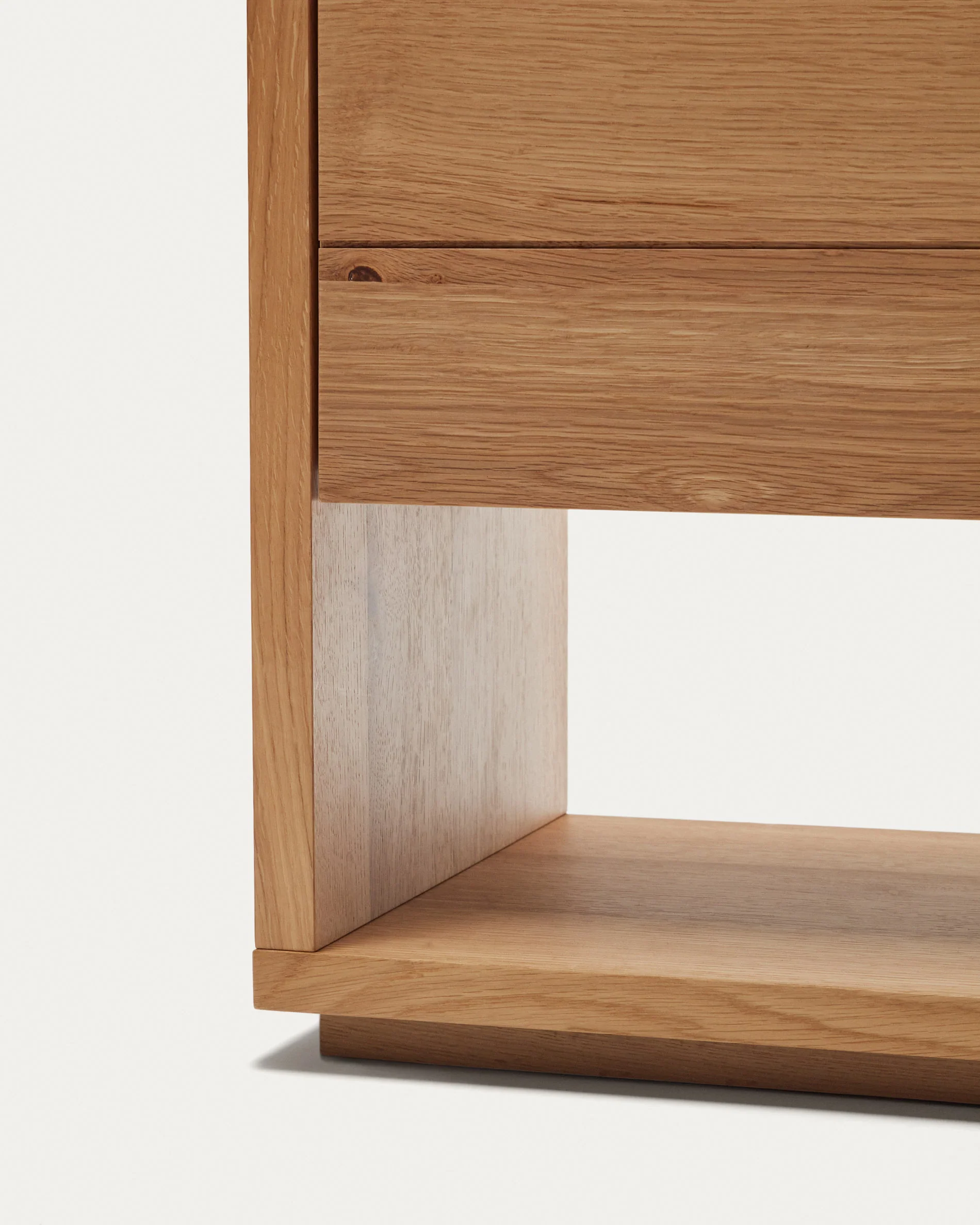 Alguema Sideboard 3 Türen mit Eichenfurnier und natürlichem Finish 151 x 74 cm - Image 8