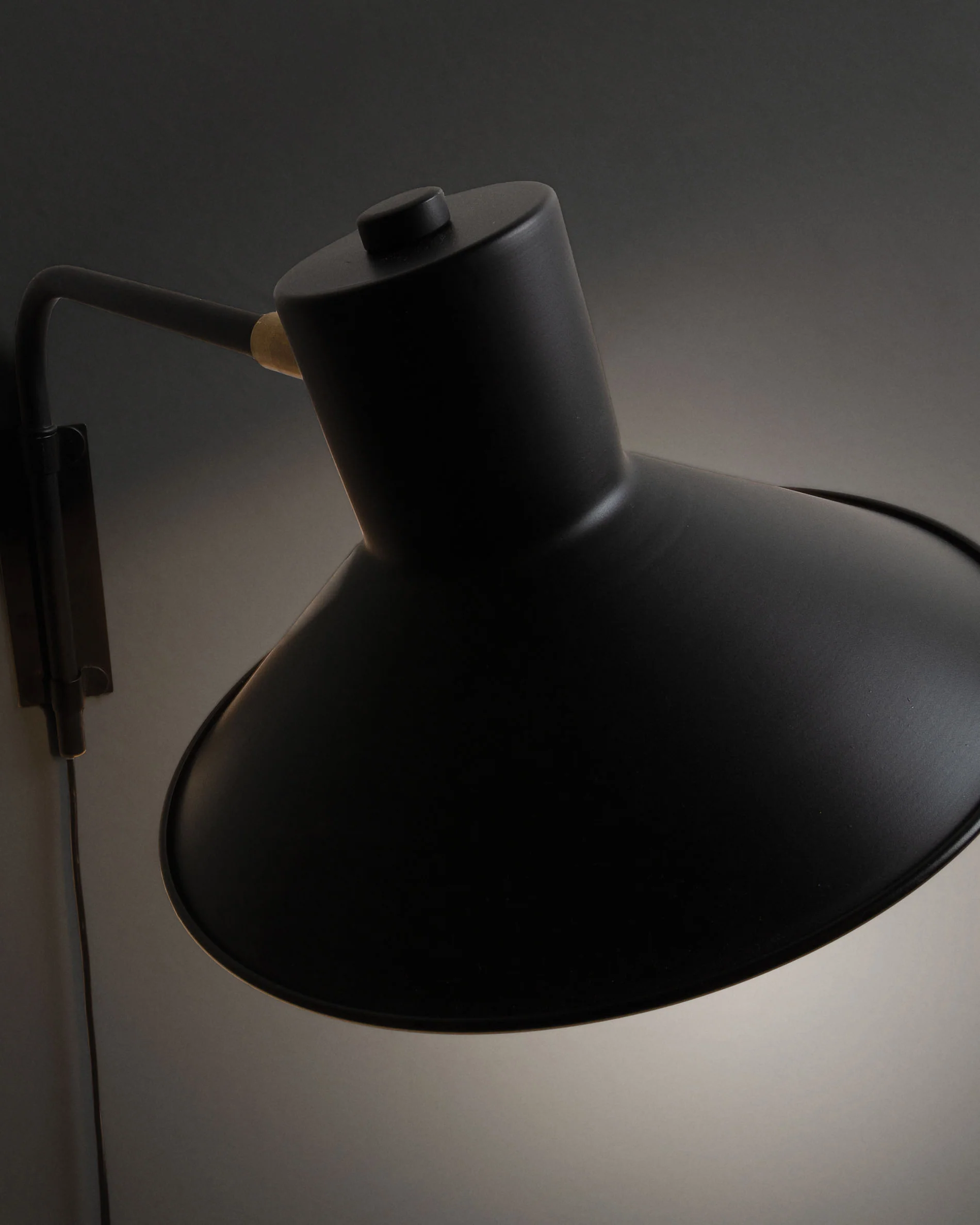 Aria kleine Wandleuchte, schwarz - Image 4