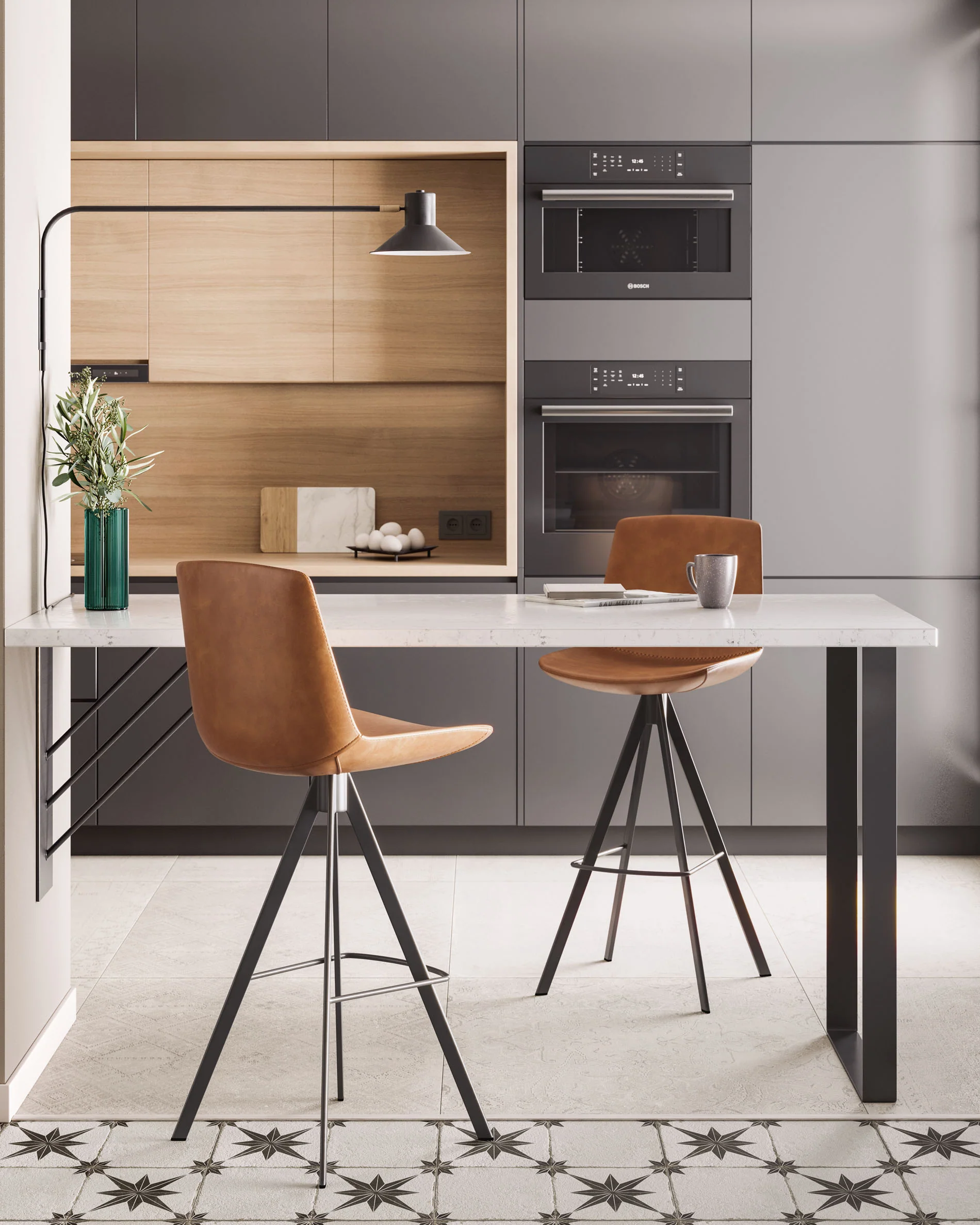Aria Wandleuchte, schwarz - Image 3