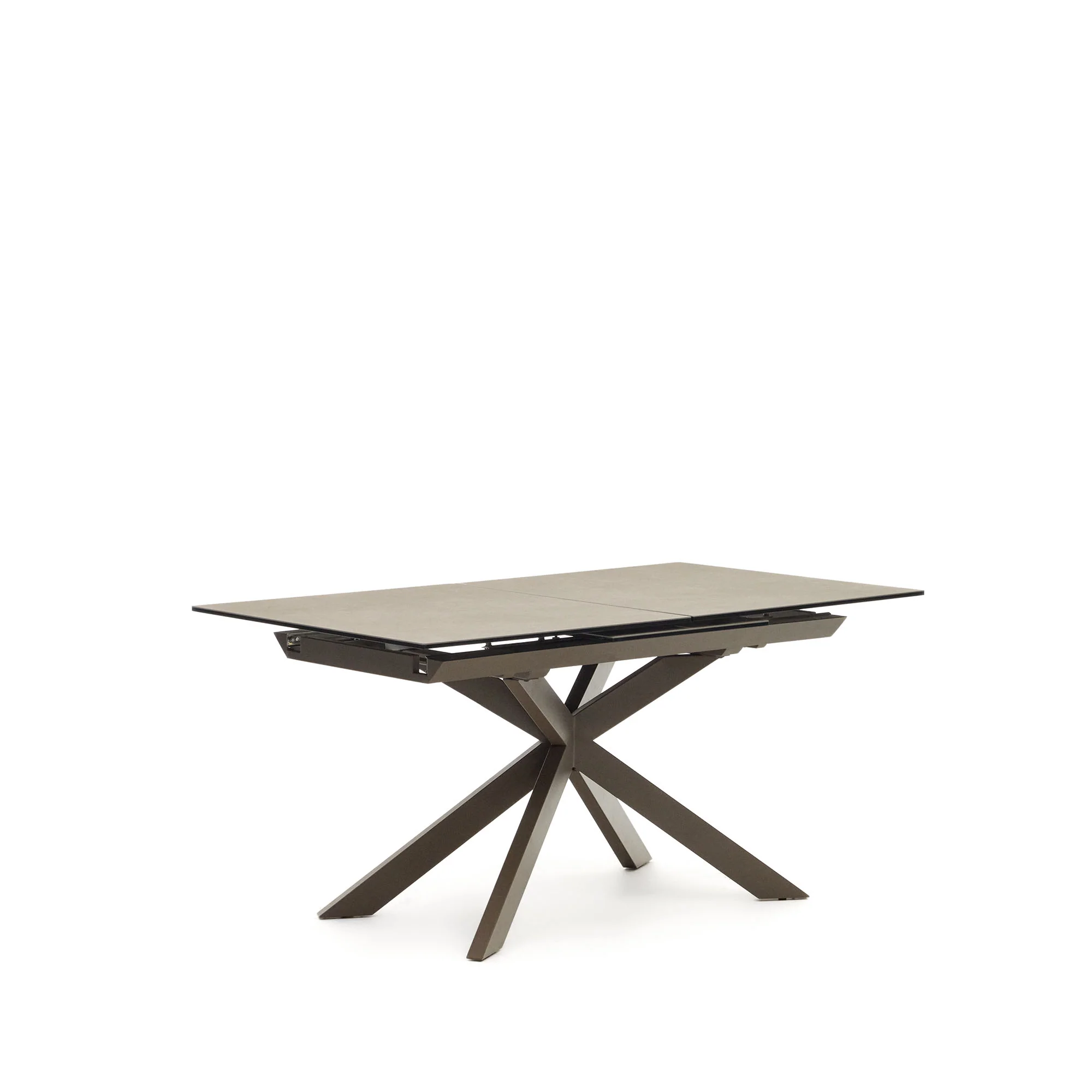 Atminda Ausziehtisch Braun 160 (210) x 90 cm Feinsteinzeugplatte - Image 5
