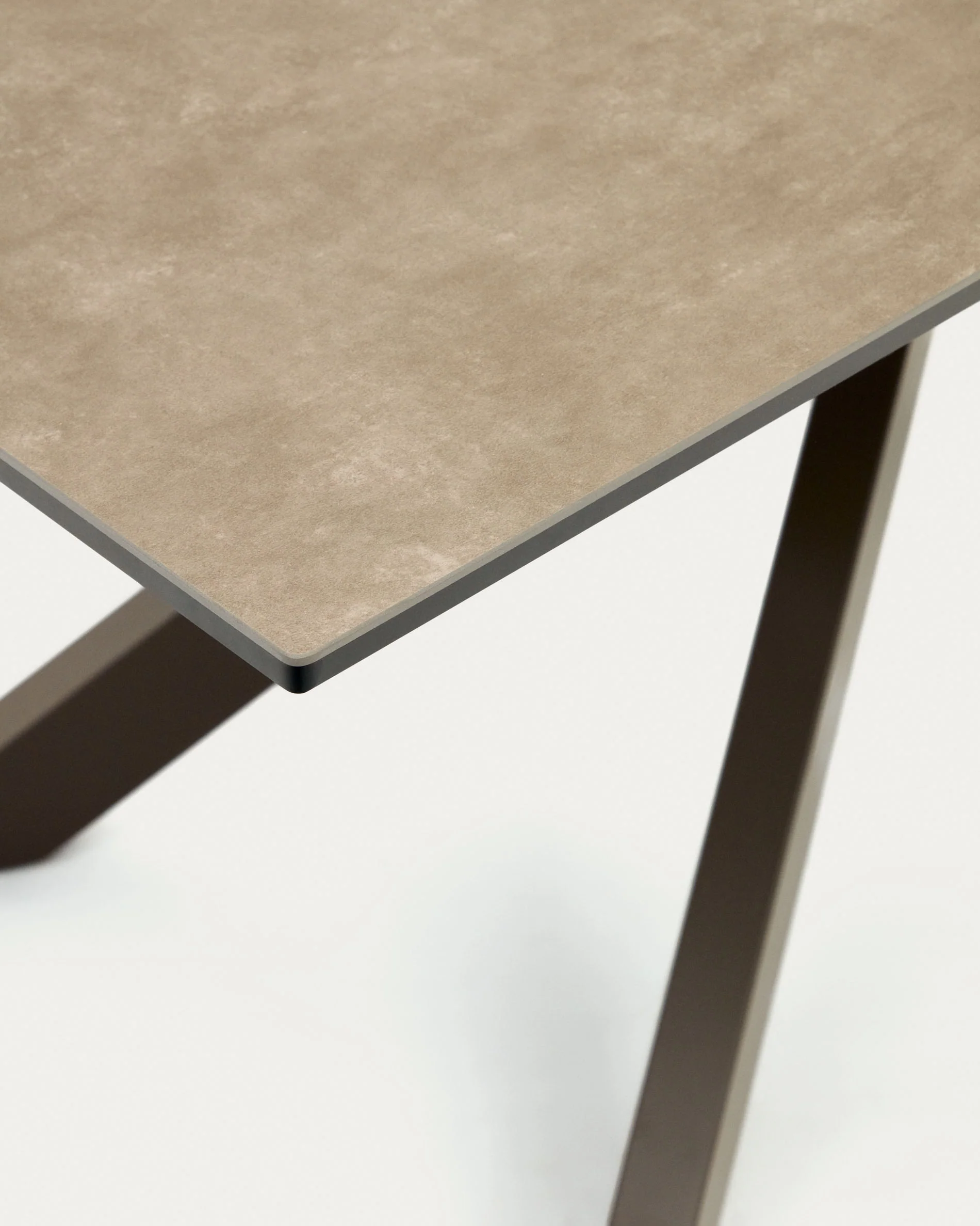 Atminda Ausziehtisch Braun 160 (210) x 90 cm Feinsteinzeugplatte - Image 7