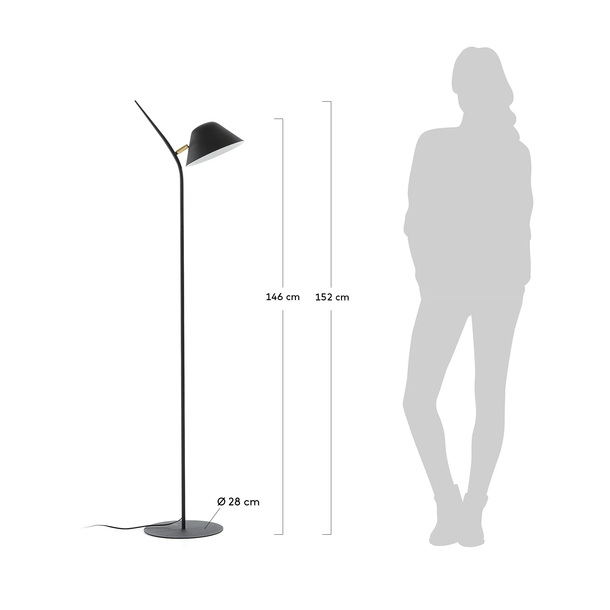 Aurelia Stehlampe, schwarz - Image 4