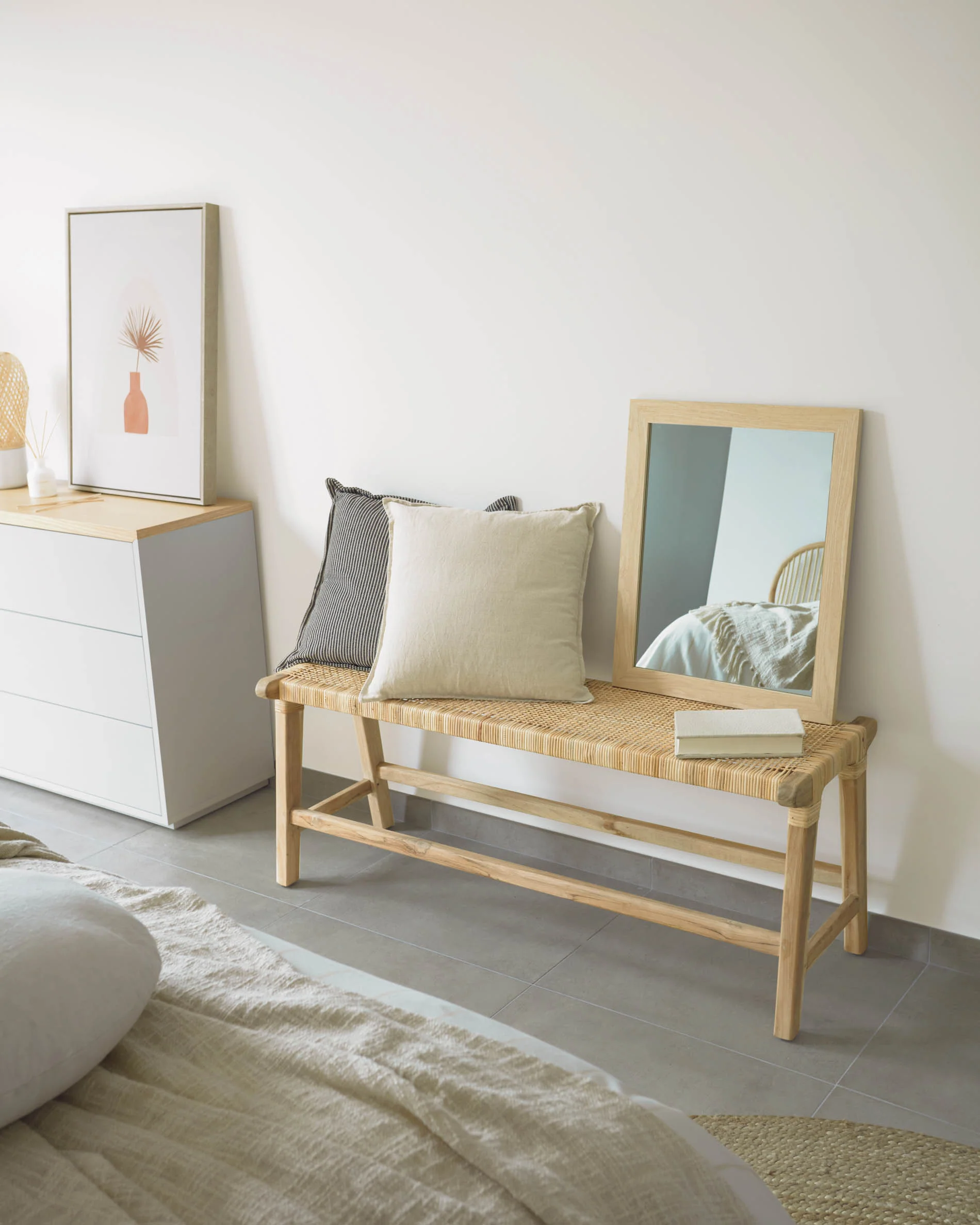Beida Bank aus massivem Teakholz 120 cm - Image 2