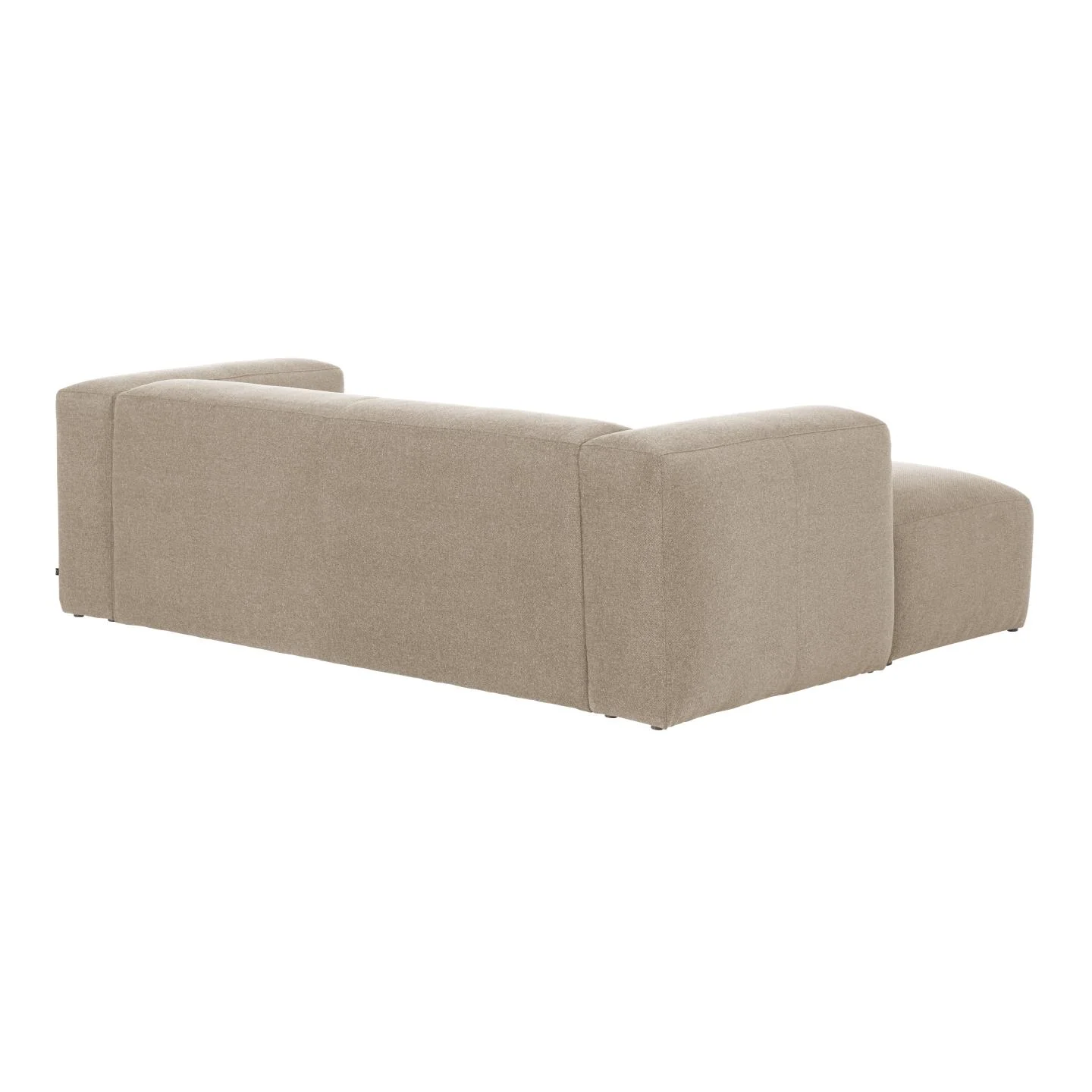 Blok 2-Sitzer Sofa mit Chaiselongue links beige 240 cm - Image 6