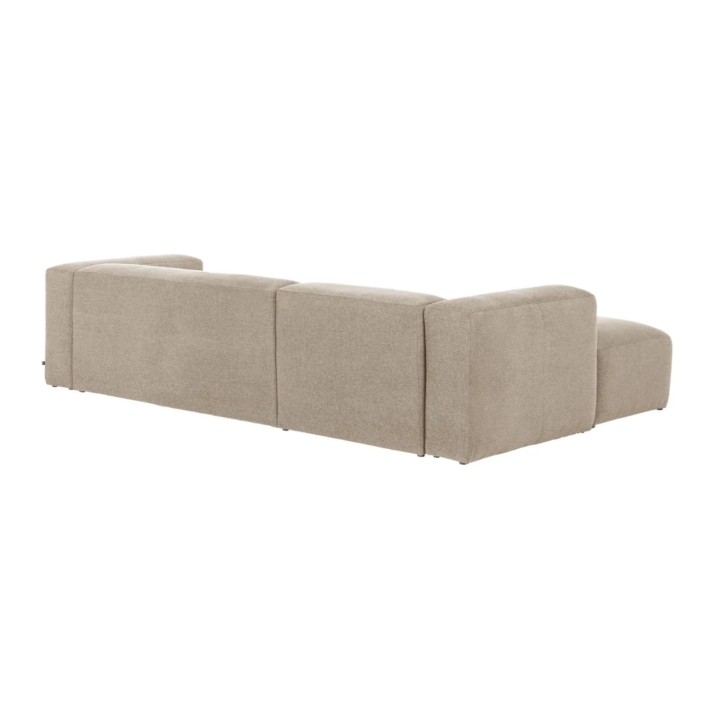 Blok 3-Sitzer Sofa mit Chaiselongue links in beige 300 cm - Image 6