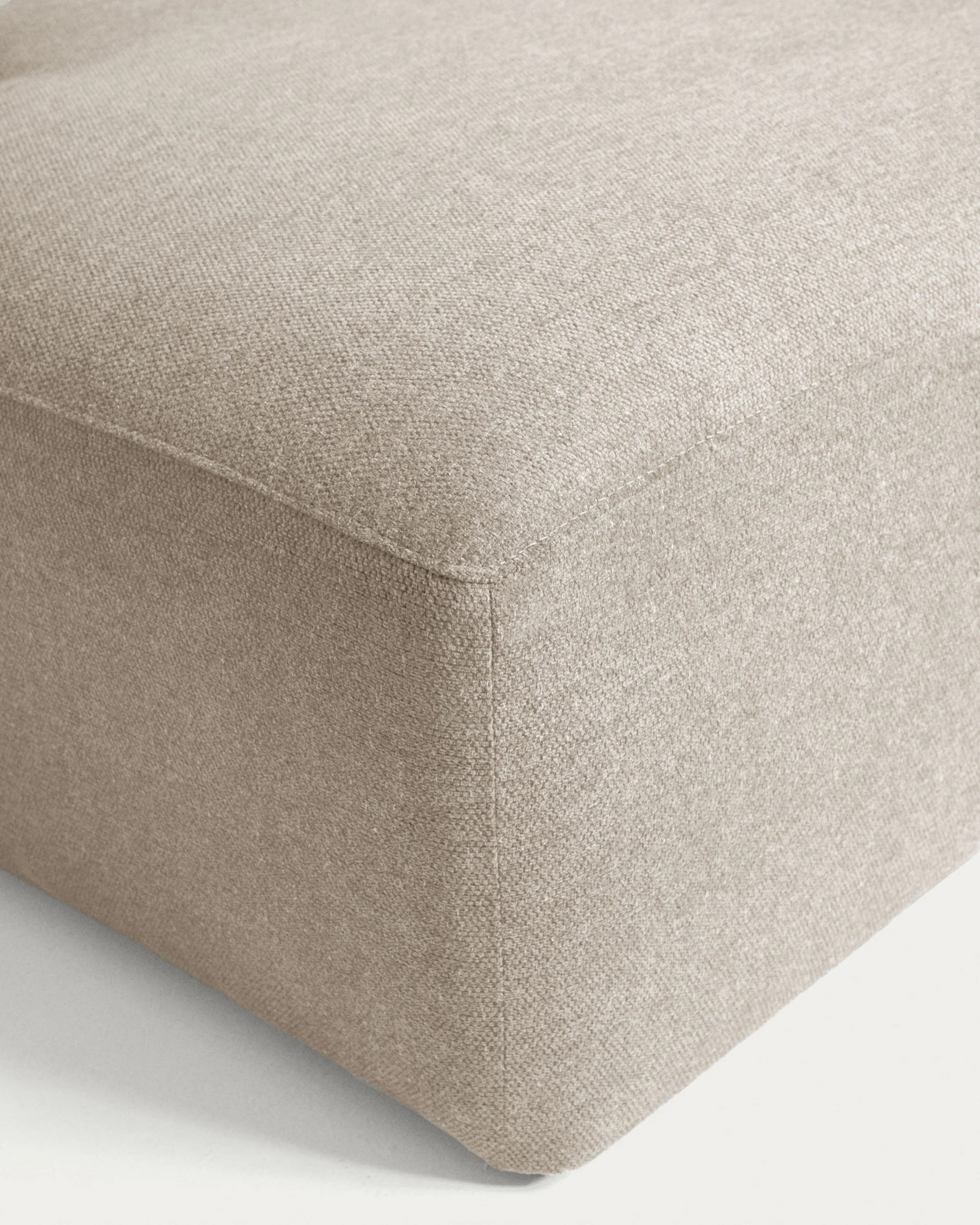 Blok 3-Sitzer Sofa mit Chaiselongue links in beige 300 cm - Image 9