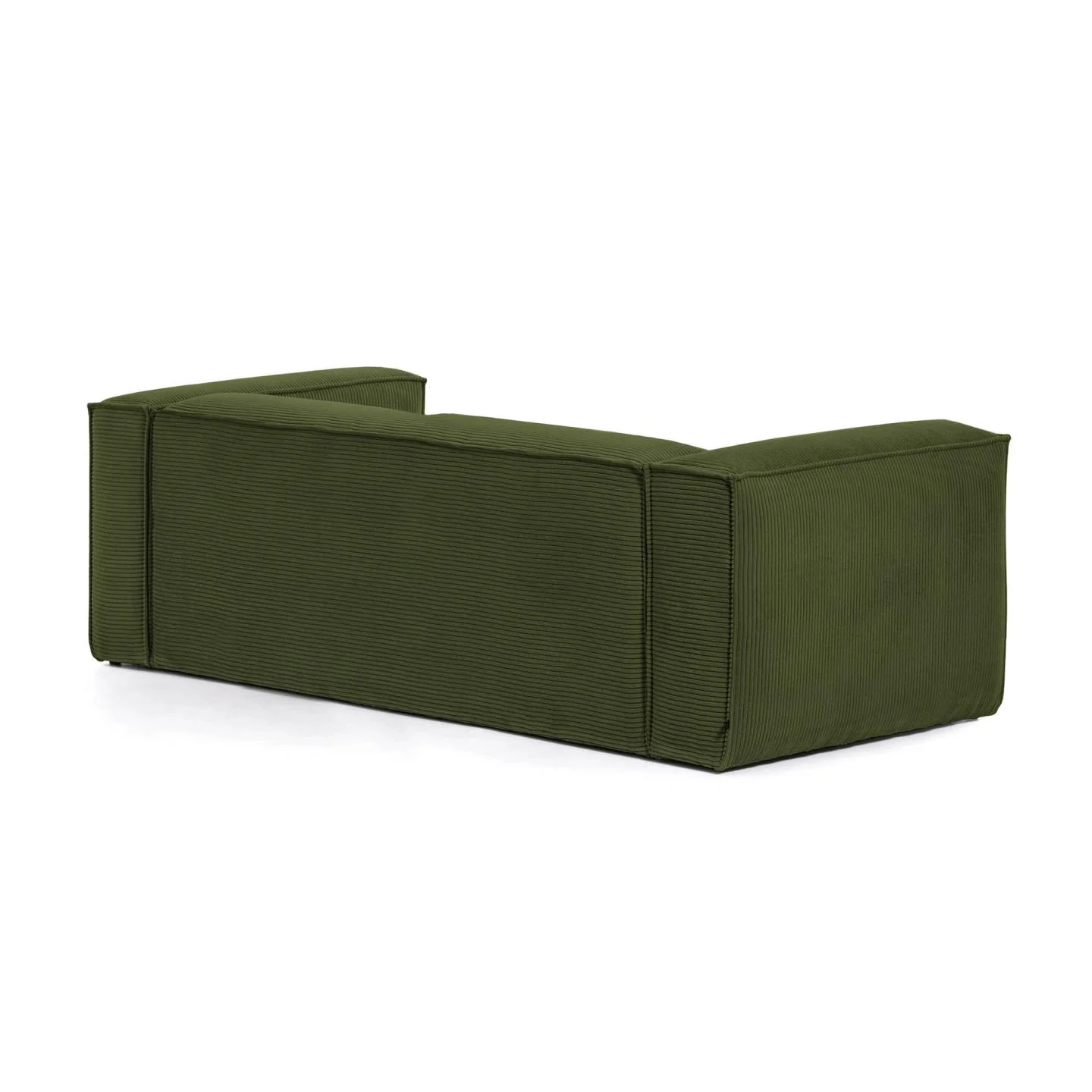 Blok 3-Sitzer-Sofa breiter Cord grün 240 cm - Image 7