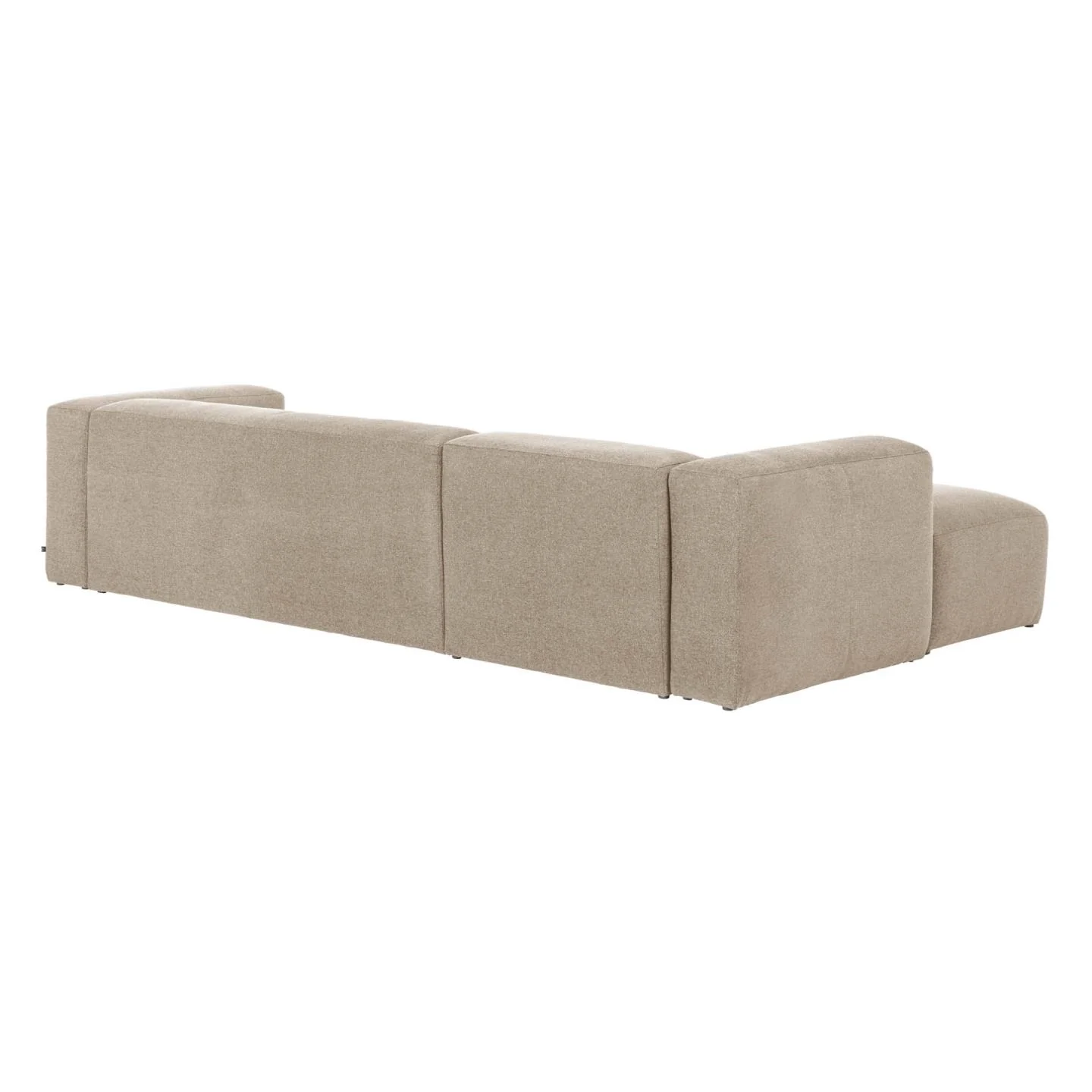 Blok 4-Sitzer Sofa mit Chaiselongue links beige 330 cm - Image 6