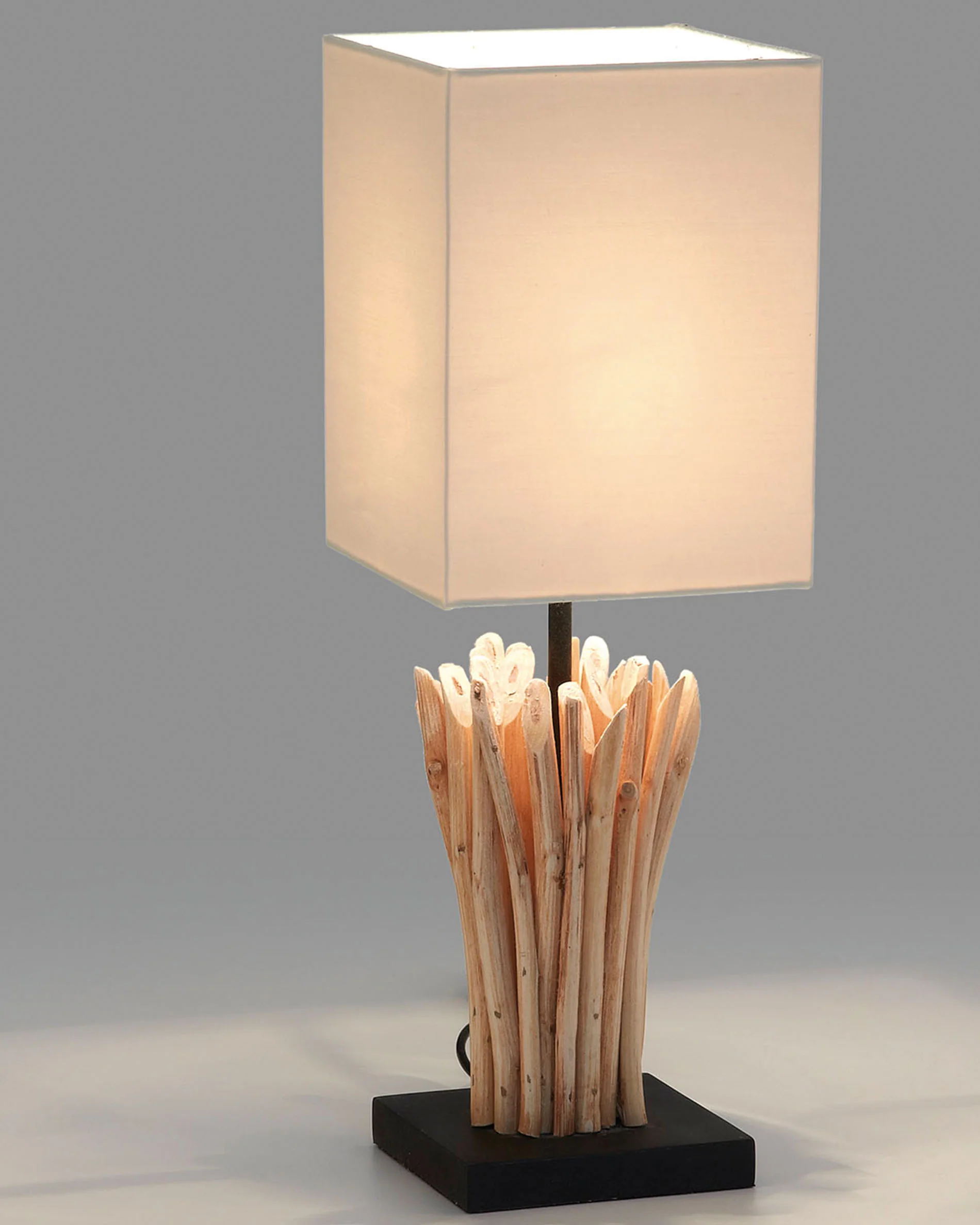 Boop Tischlampe aus massivem Rotholz und Kautschuk - Image 5