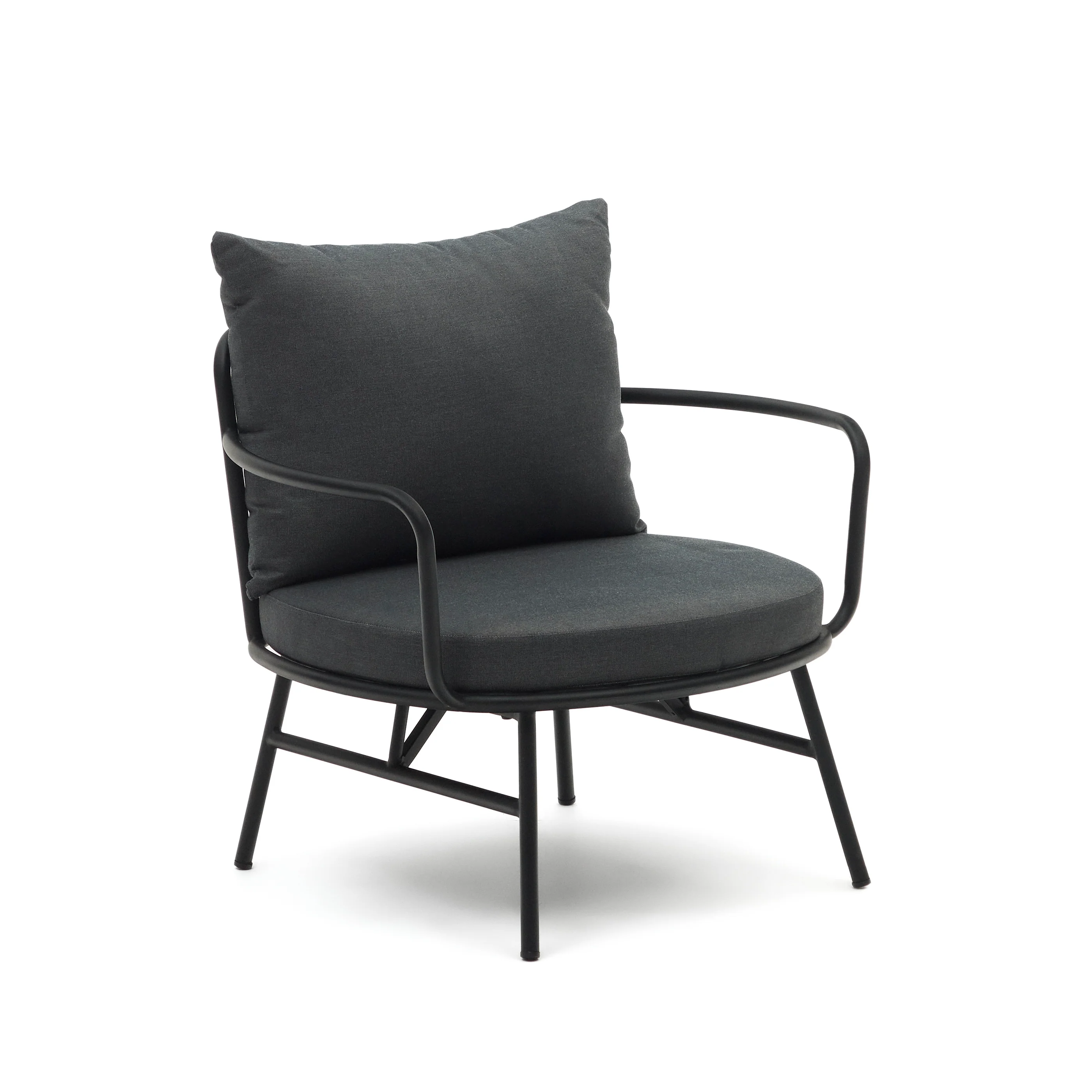 Bramant Sessel aus Stahl mit schwarzem Finish - Image 2