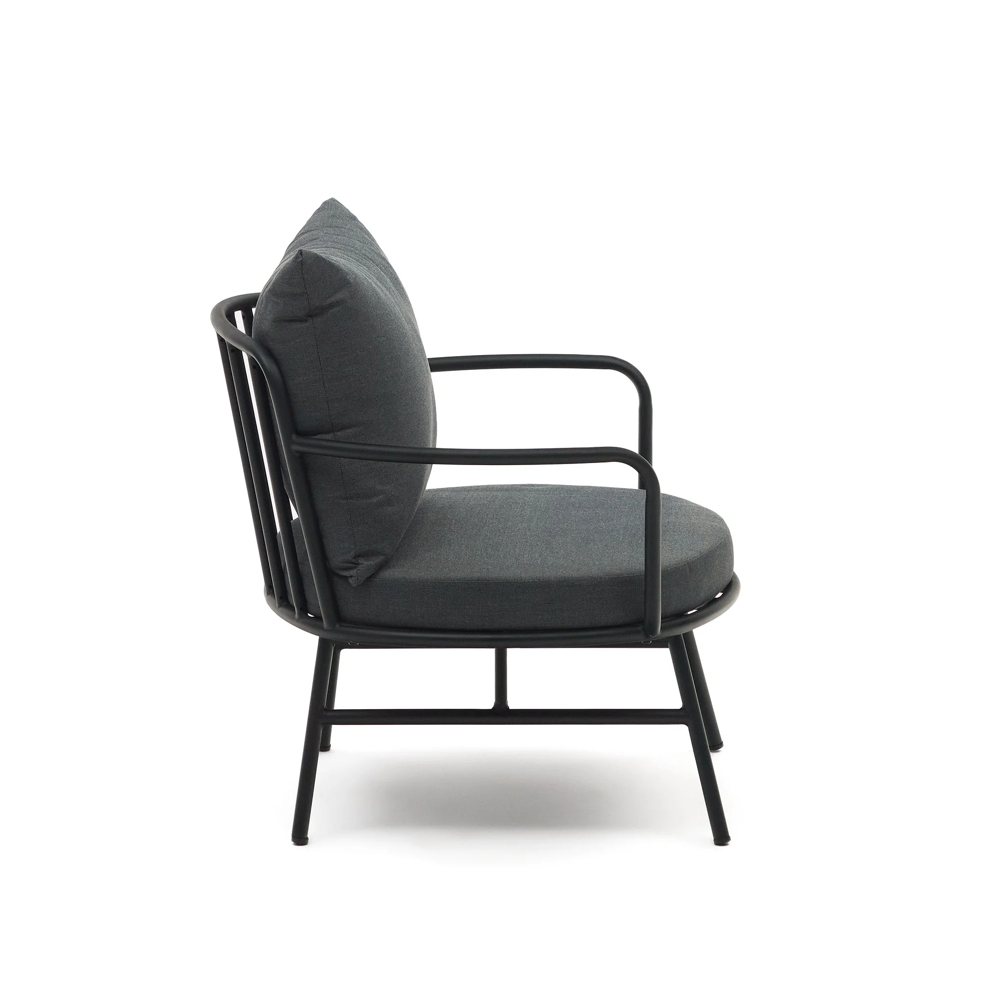 Bramant Sessel aus Stahl mit schwarzem Finish - Image 3