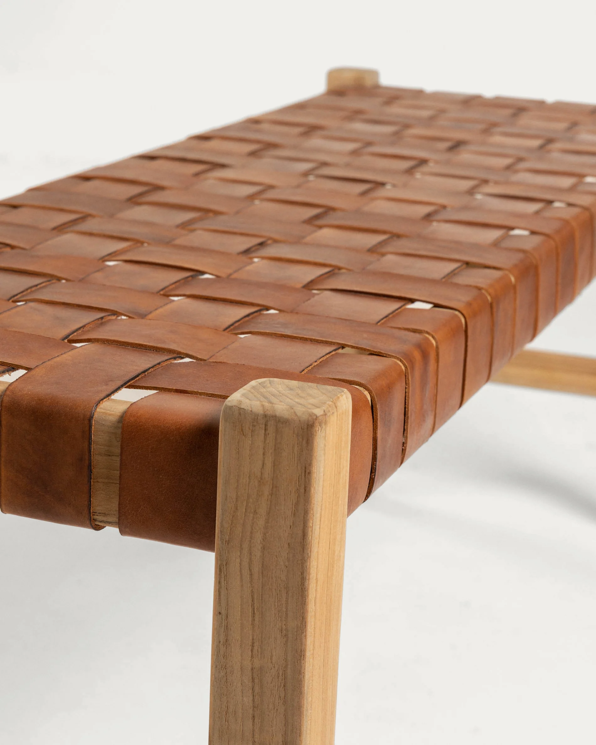 Calixta Bank aus massivem Teakholz 120 cm - Image 6