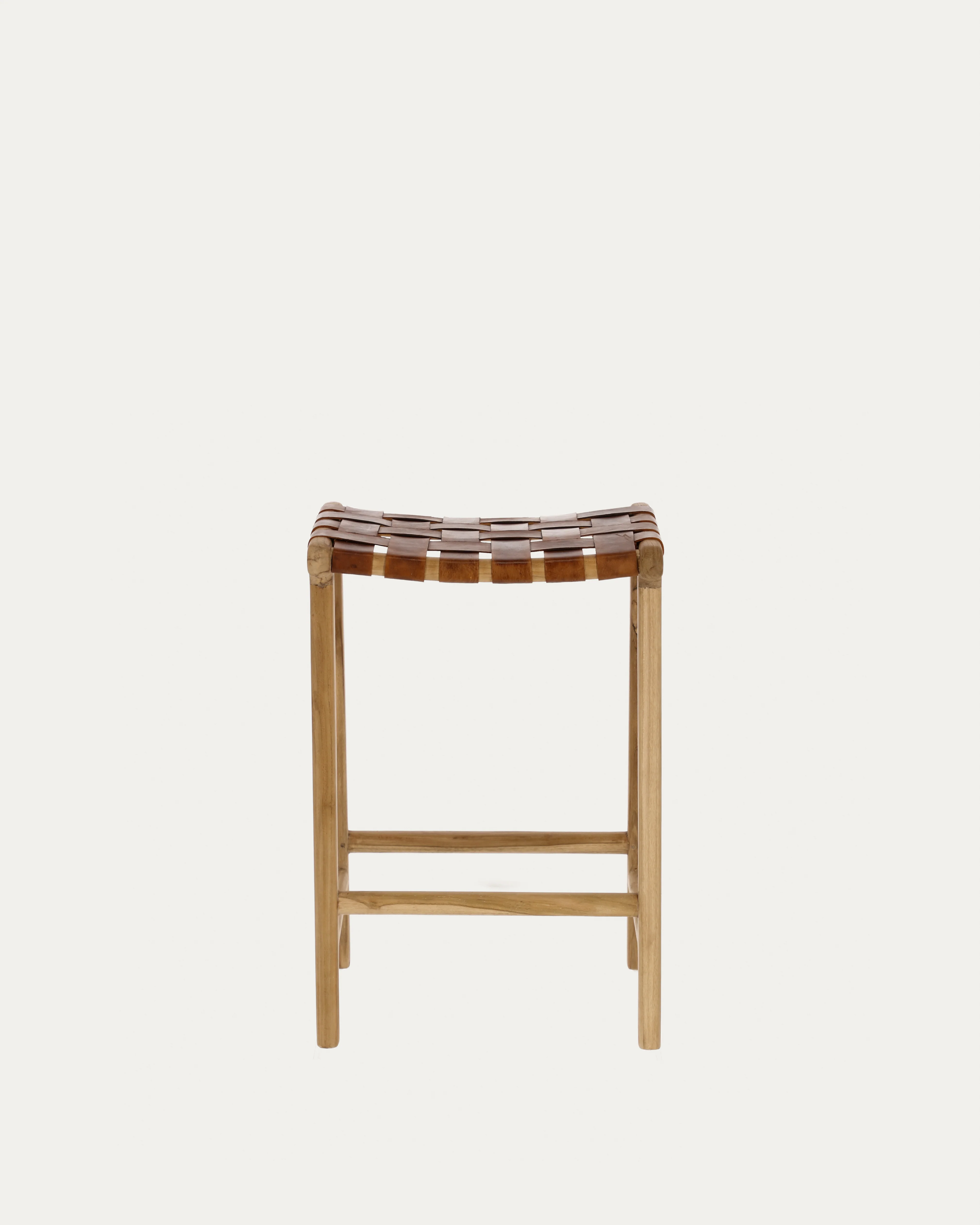 Calixta Hocker aus massivem Teakholz Höhe 67 cm - Image 6