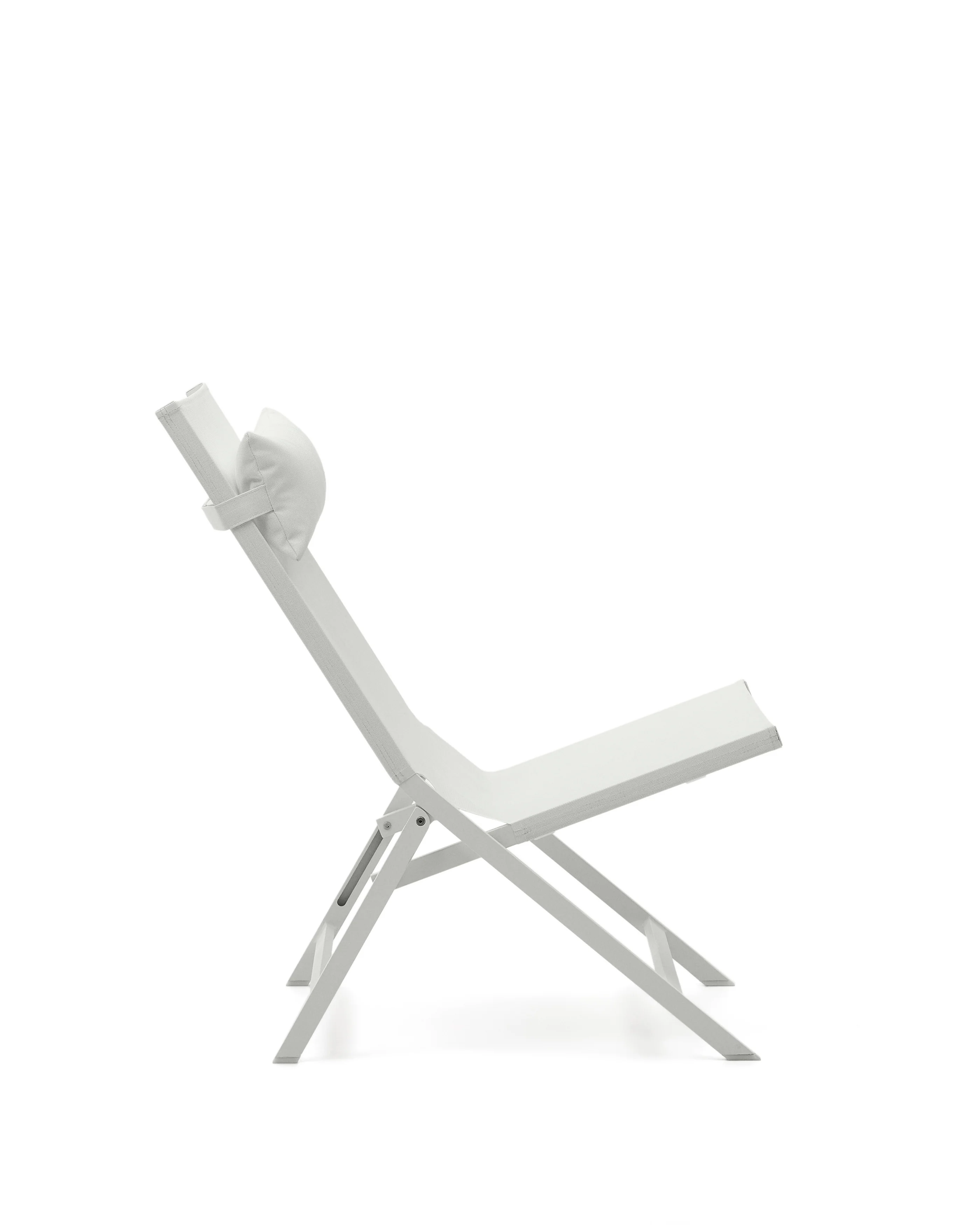 Canutells Klappstuhl aus Aluminium mit weißem Finish - Image 4
