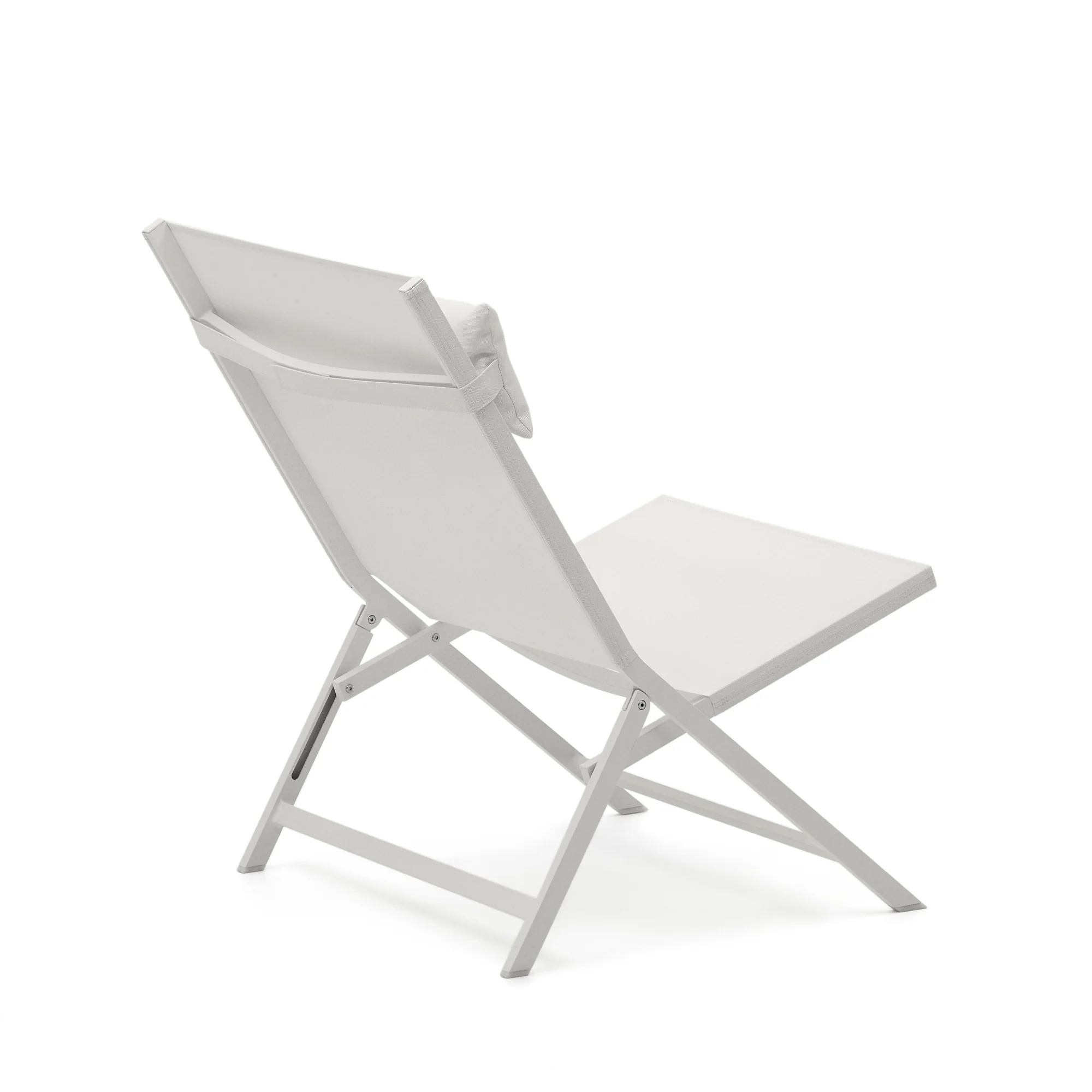 Canutells Klappstuhl aus Aluminium mit weißem Finish - Image 5